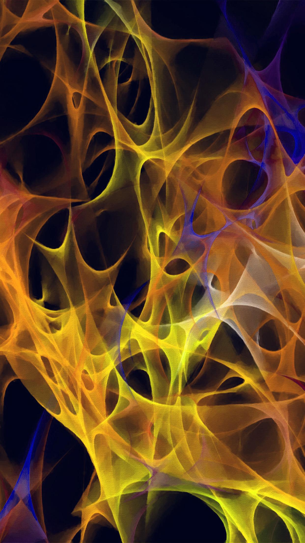 1242x2208 Heart Abstract Yellow Purple Pattern Background Wallpaper