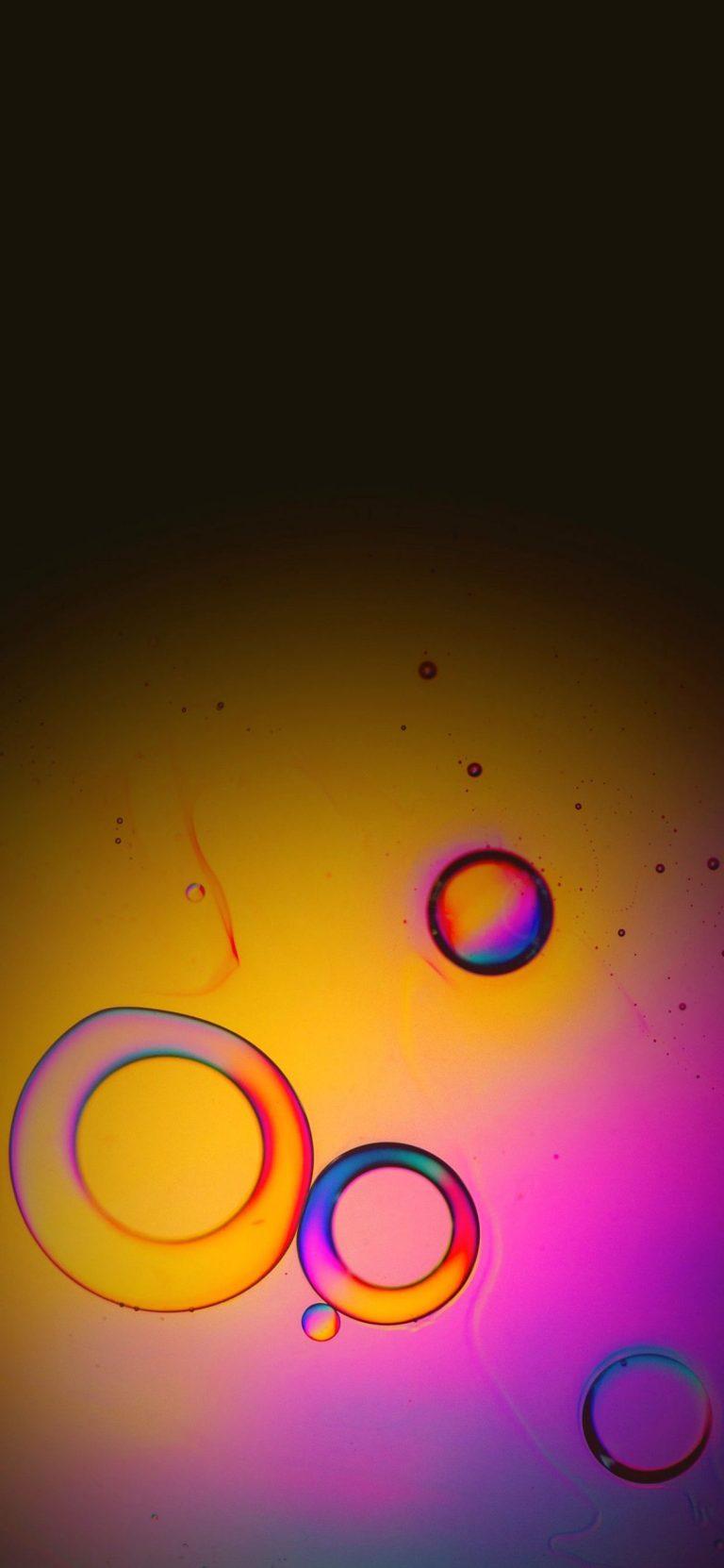 768x1662 Purple Yellow Black Abstract Amazing iPhone Ultra HD 4k Wallpaper