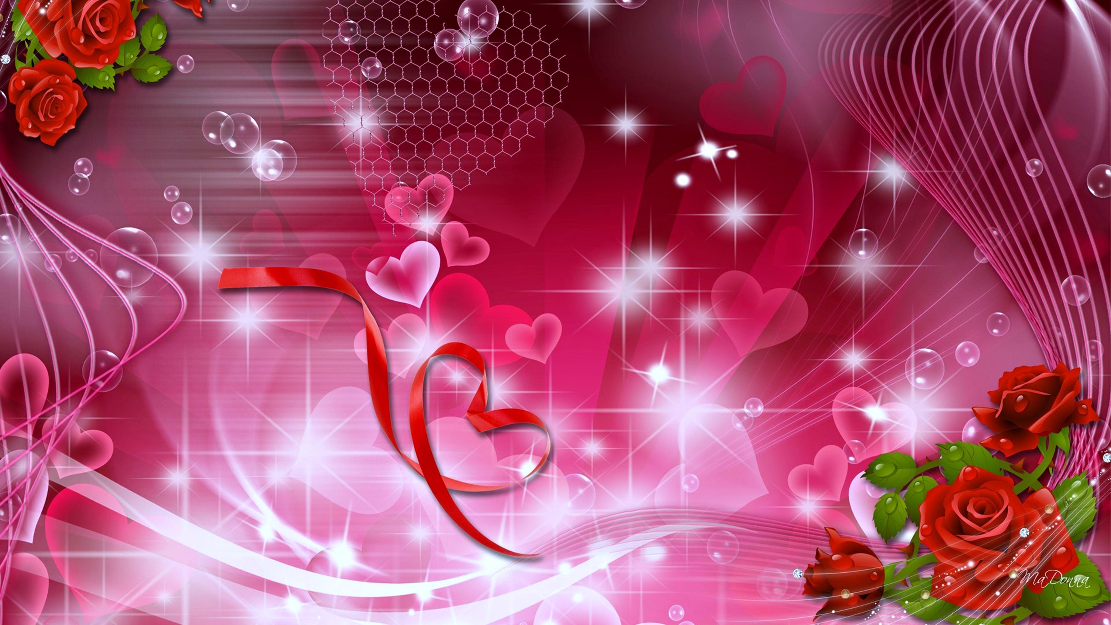 3840x2160 Romantic Background Computer Wallpaper, Desktop Background