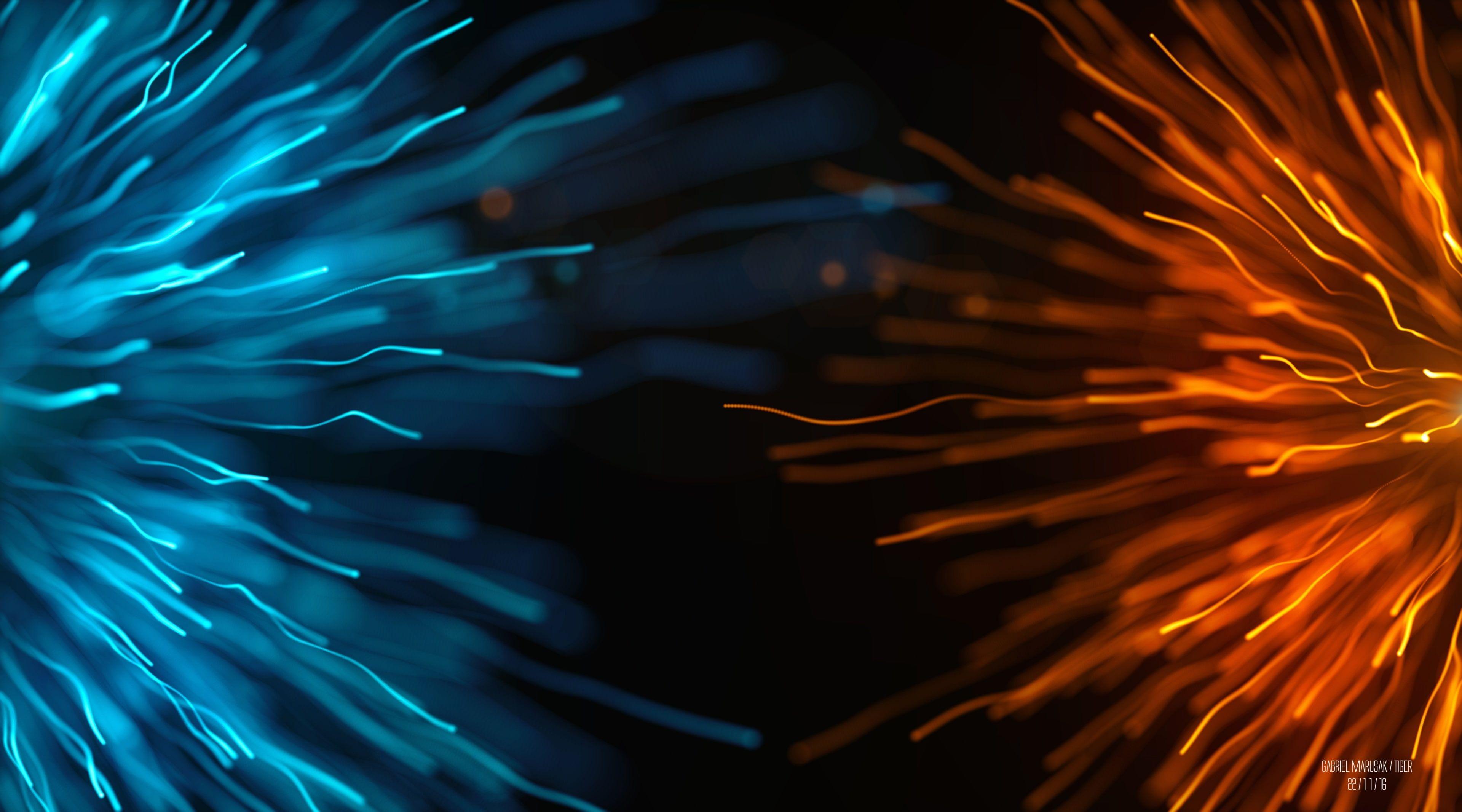3840x2133 Particle 4K black, blue, and orange digital wallpaper #Artistic #Abstract #Blue #Orange #Beautiful #Cyan #abs. Digital wallpaper, Uhd wallpaper, Eyes wallpaper