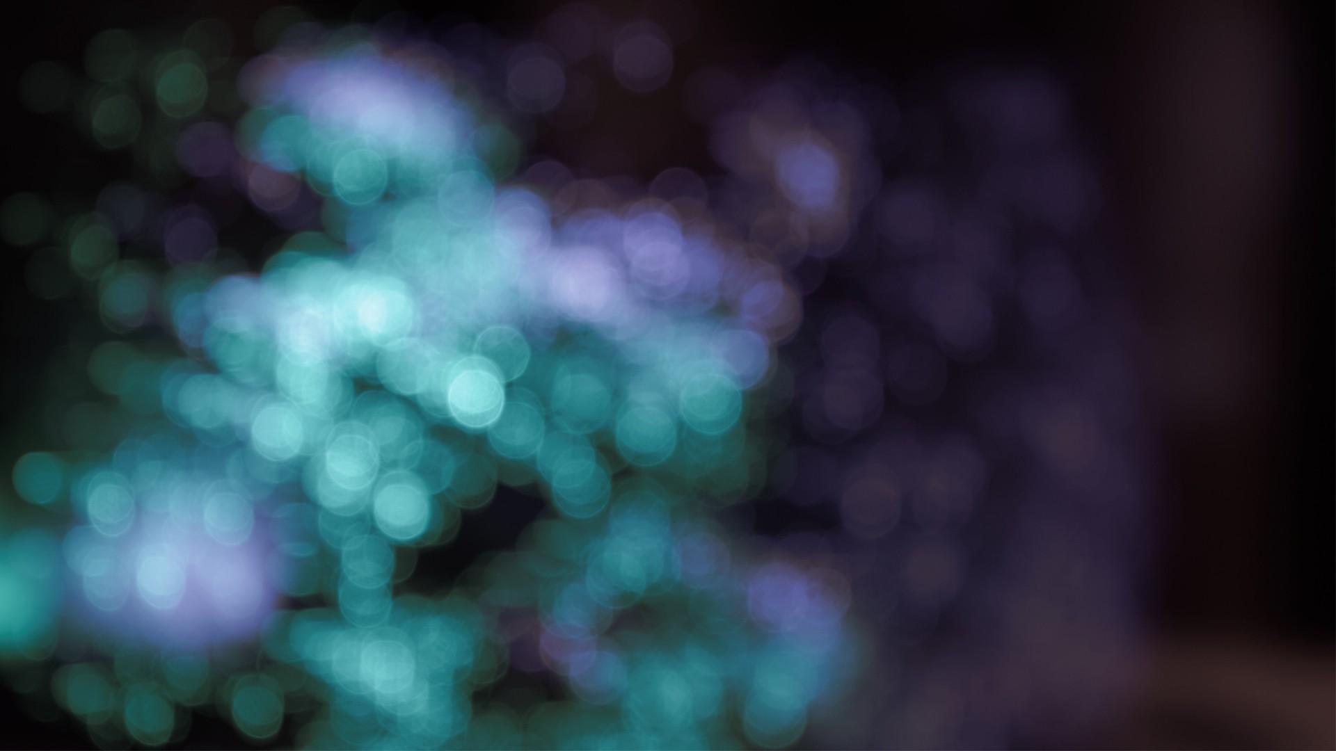 1920x1080 bokeh, Abstract, Cyan, Purple, Blurred Wallpaper HD / Desktop and Mobile Background