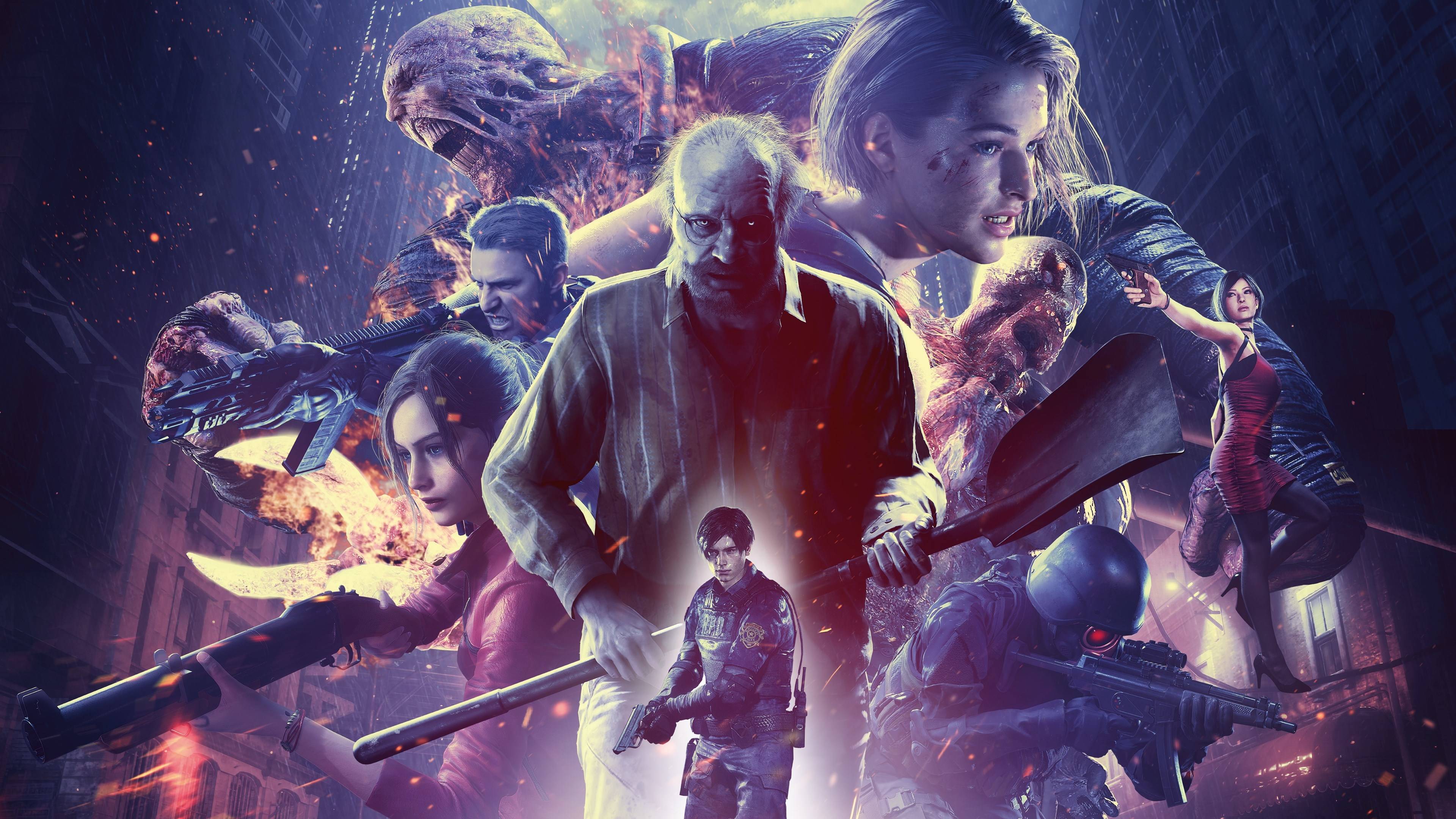 3840x2160 Poster of Resident Evil Re Verse 4K Wallpaper, HD Games 4K Wallpaper, Image and Background