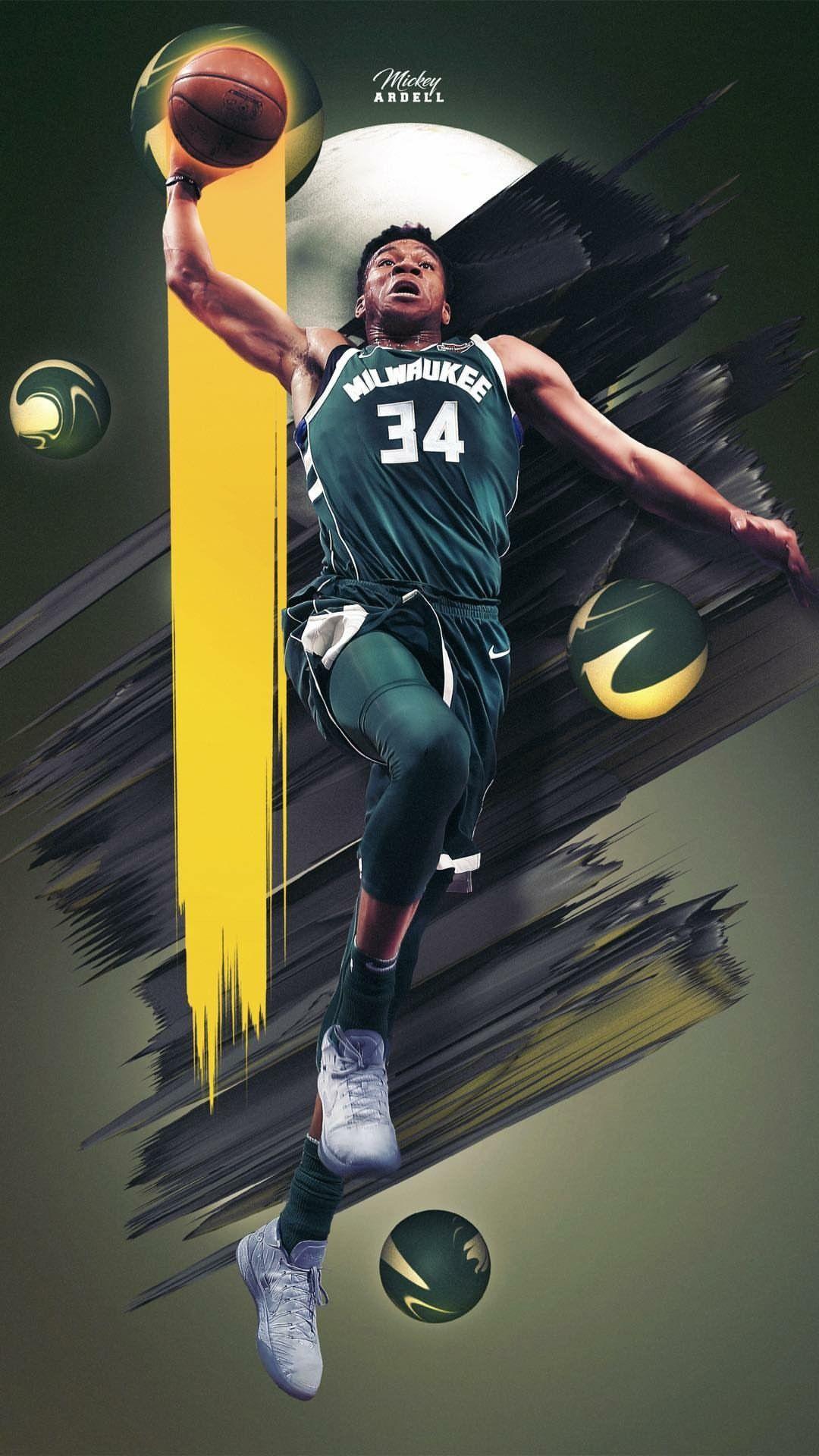 1080x1920 Giannis Antetokounmpo wallpaper. Nba art, Giannis antetokounmpo wallpaper, Nba basketball art