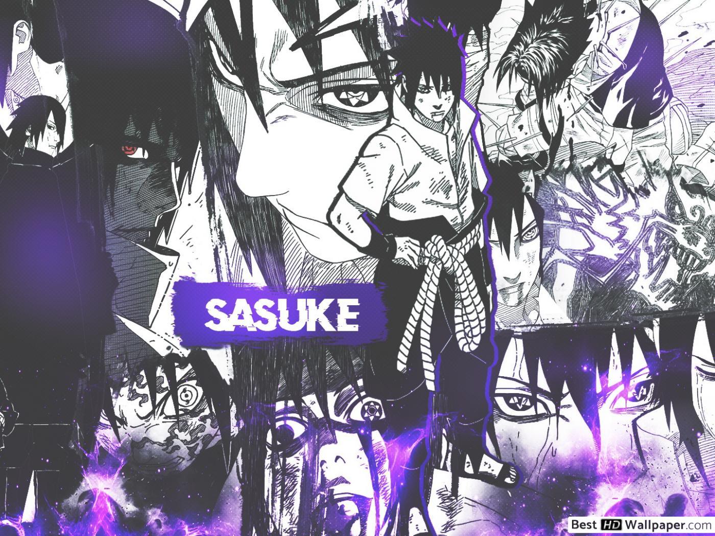 1400x1050 Sasuke Uchiha Manga Ver. HD wallpaper download