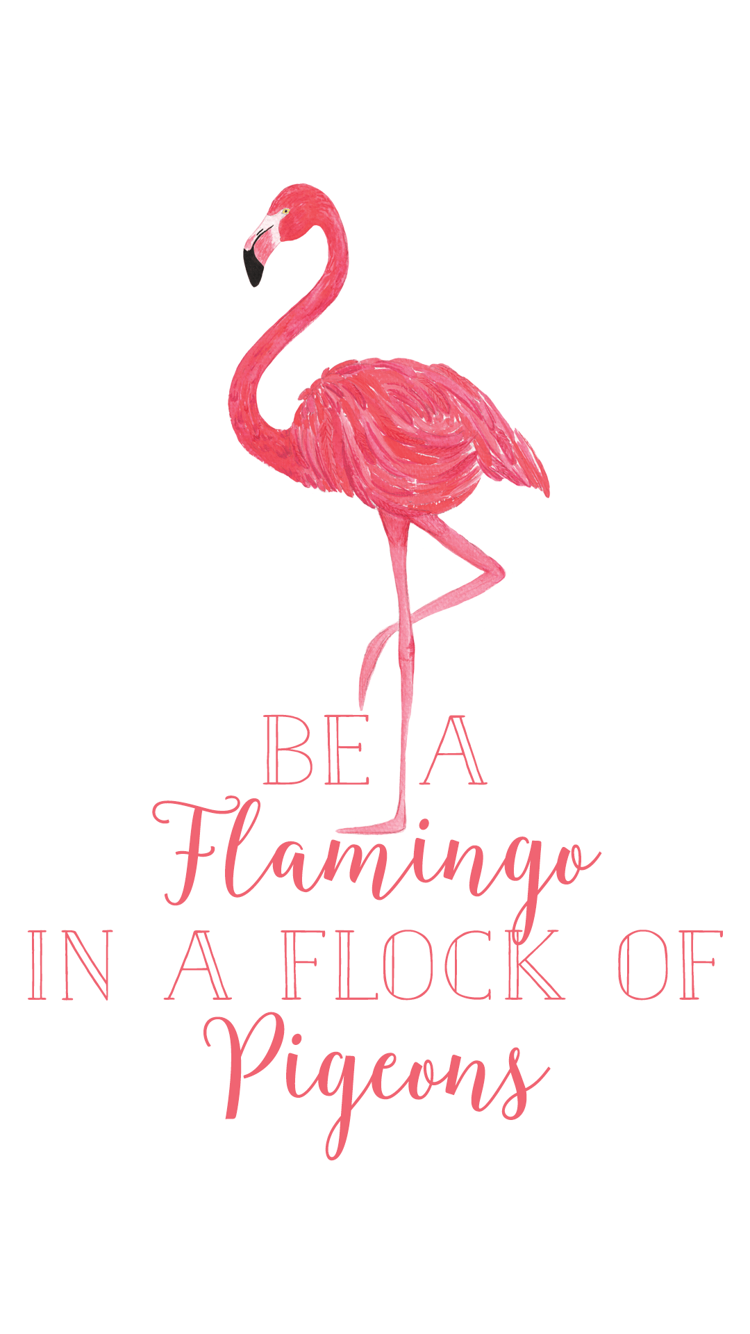 1080x1920 Be a Flamingo Phone Background. Pink flamingo wallpaper, iPhone background wallpaper, Pink wallpaper iphone
