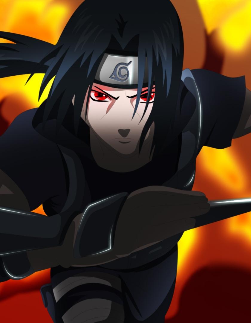 840x1080 Download Anime, Uchiha Itachi, Naruto wallpaper, 840x iPhone iPhone 4S, iPod touch