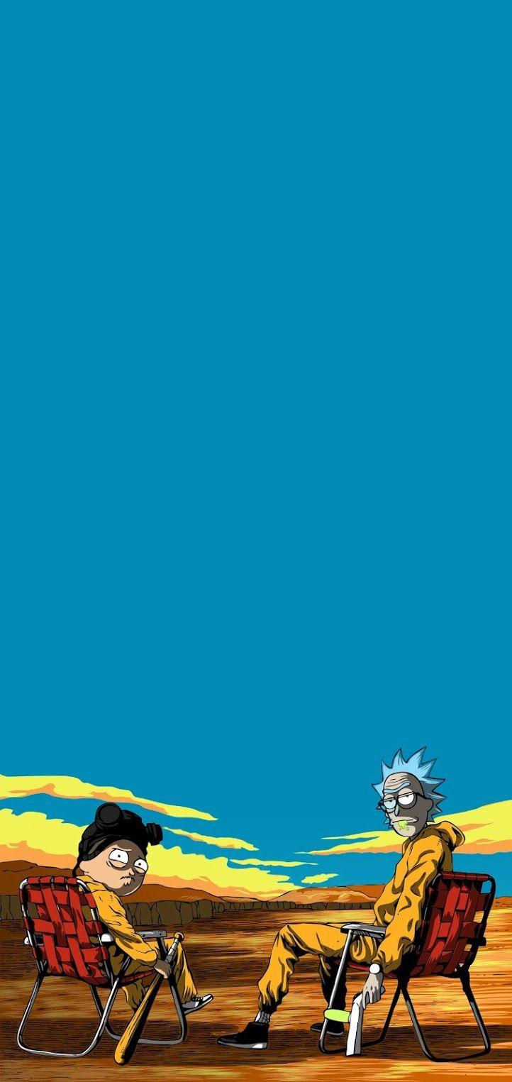 722x1525 Rick and Morty Breaking Bad Wallpaper. Background Wallpaper. Rick and morty, Rick and morty poster, Breaking bad