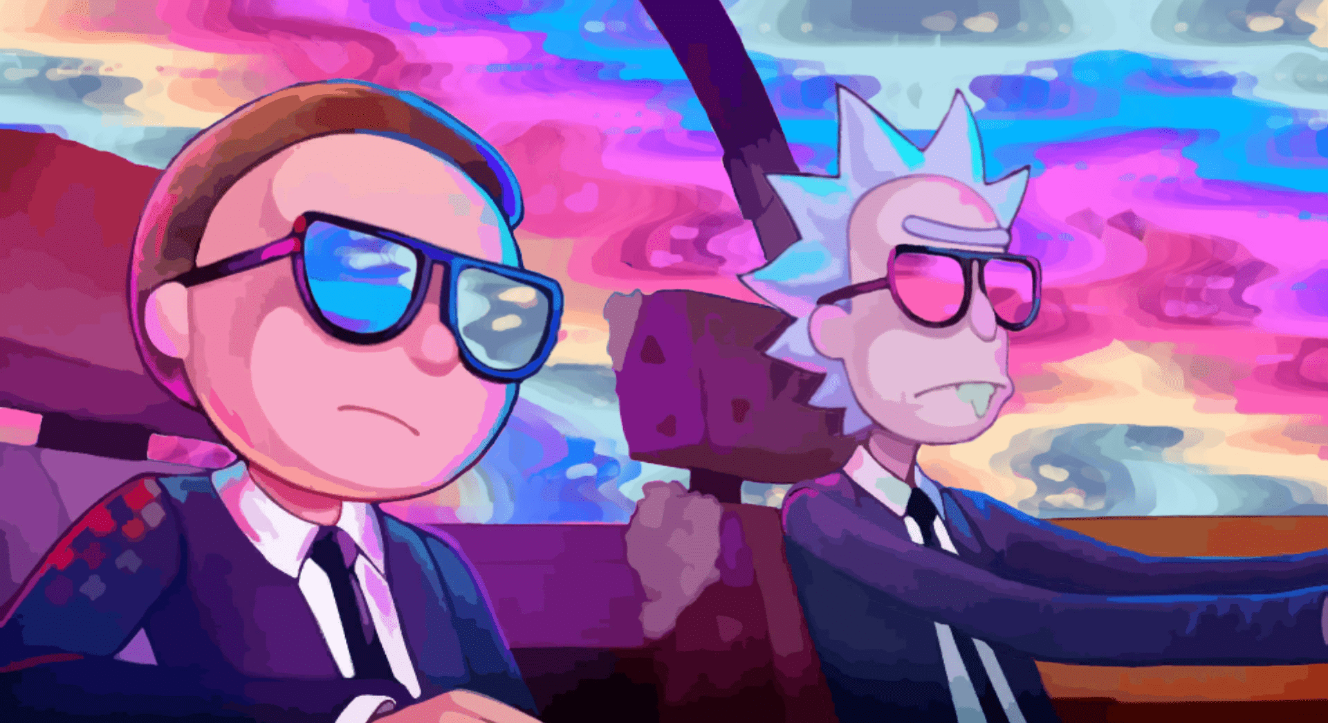 1920x1045 Rick and Morty Trippy Trip live wallpaper [DOWNLOAD FREE]