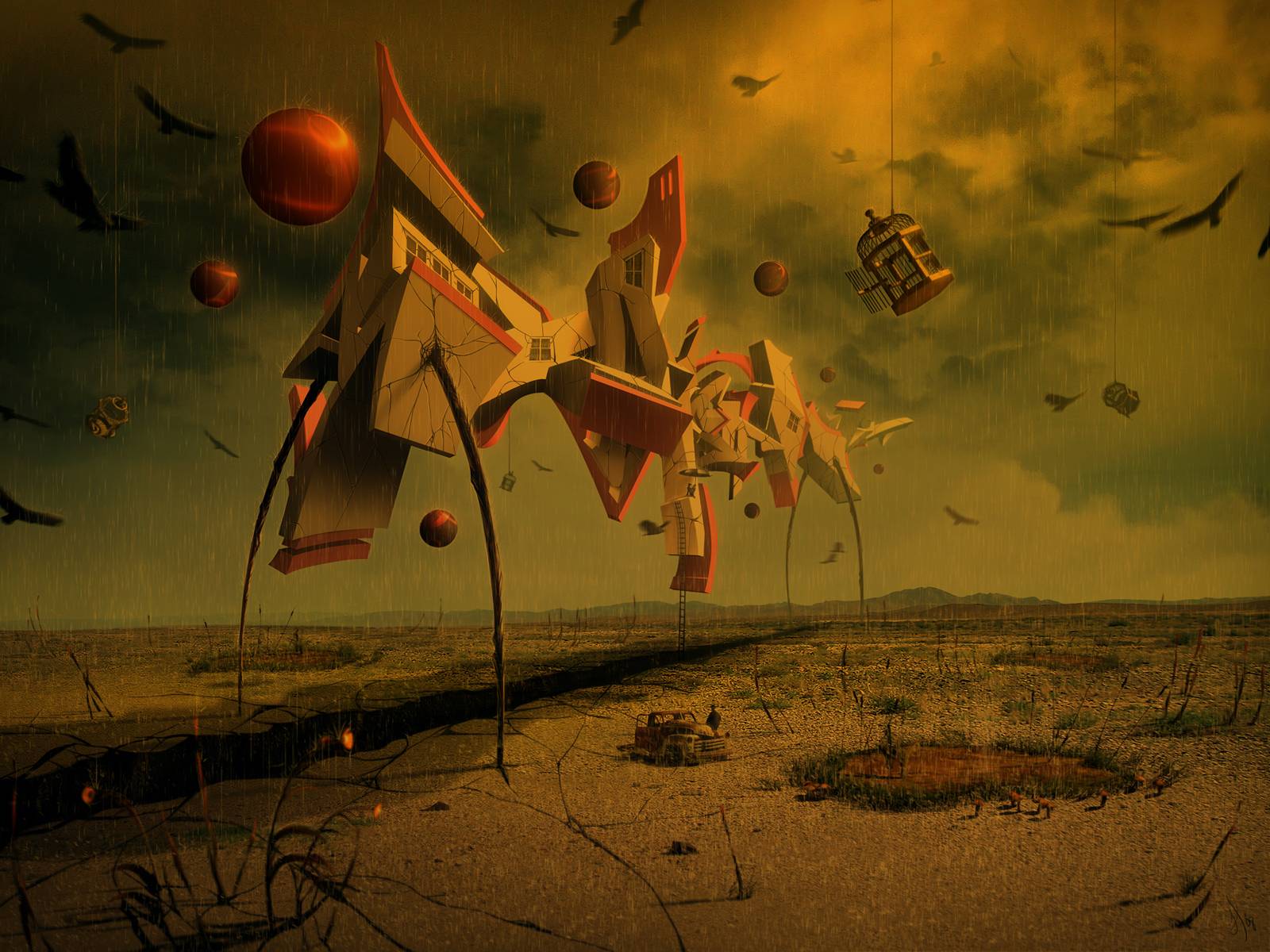 1600x1200 Surrealist Desktop Wallpaper, HD Surrealist Desktop Background on WallpaperBat