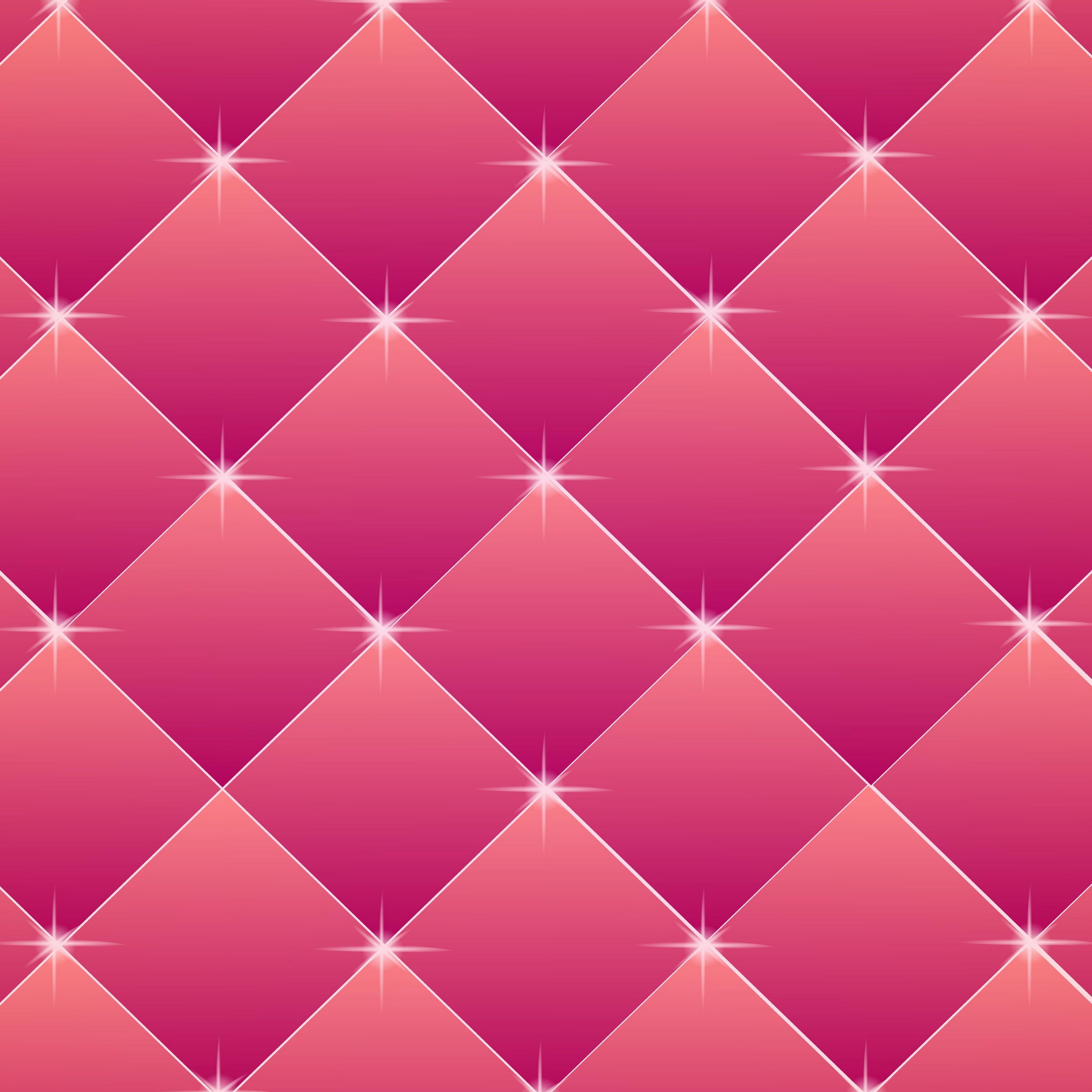 2780x2780 Wallpaper Squares, Rhombuses, Pink, Glitter Ombre Glitter Wallpaper For iPad