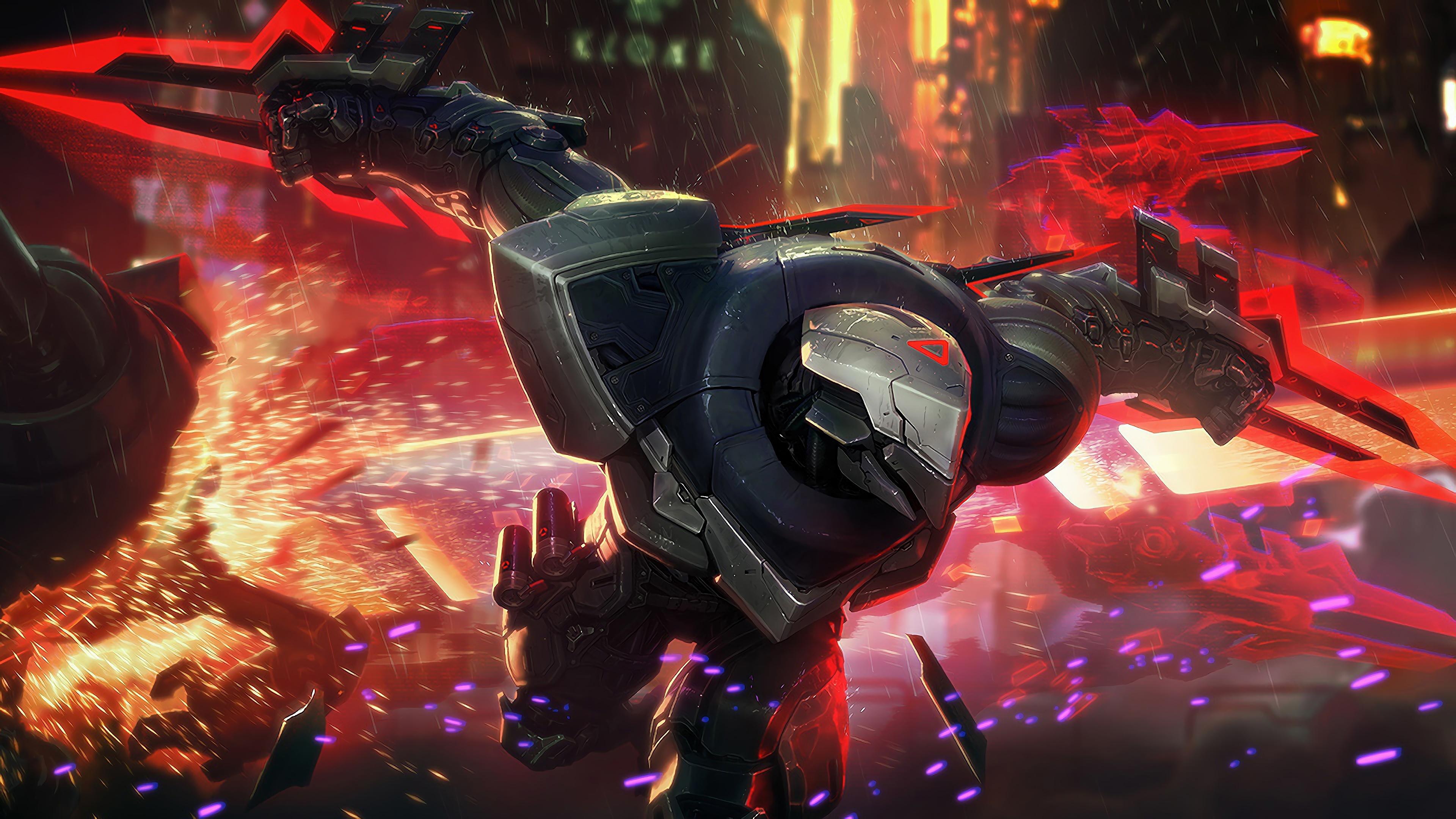 3840x2160 Wallpaper 4k Project Zed LoL Splash Art League of Legends Wallpaper