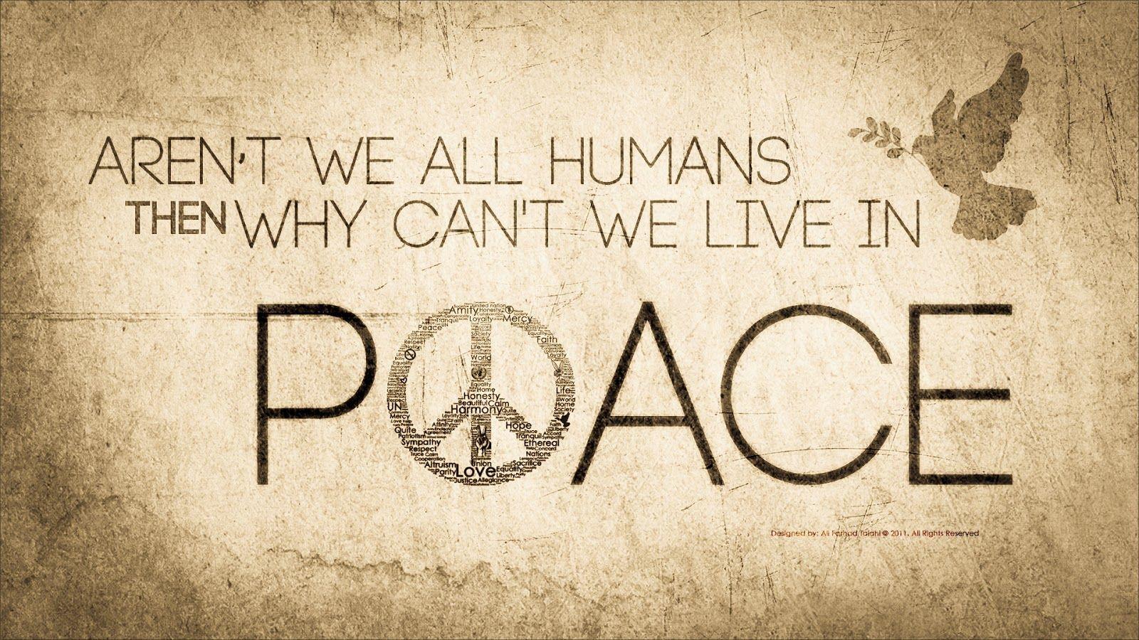 1600x900 Peace HD Wallpaper