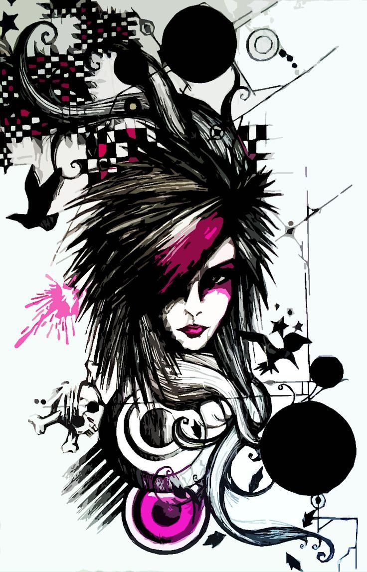 736x1147 Not Found. Emo art, Art, Fan art
