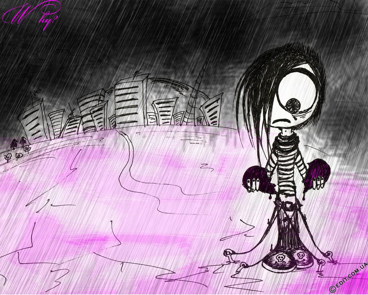 1280x1024 Emo Wallpaper for Facebook