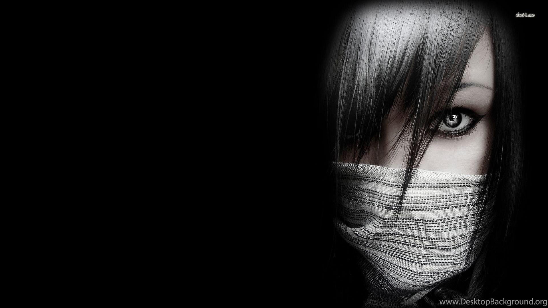 1920x1080 Emo Girl In The Shadows Wallpaper Digital Art Wallpaper Desktop Background