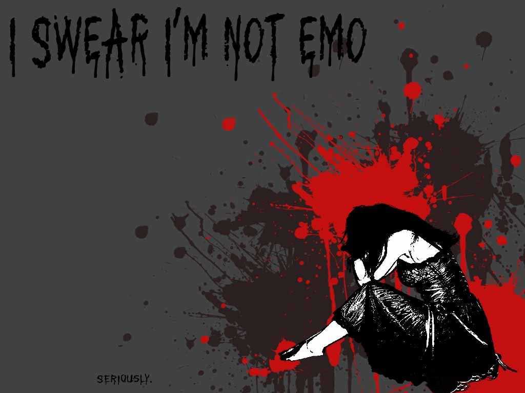 1024x768 Emo Background Free HD Wallpaper