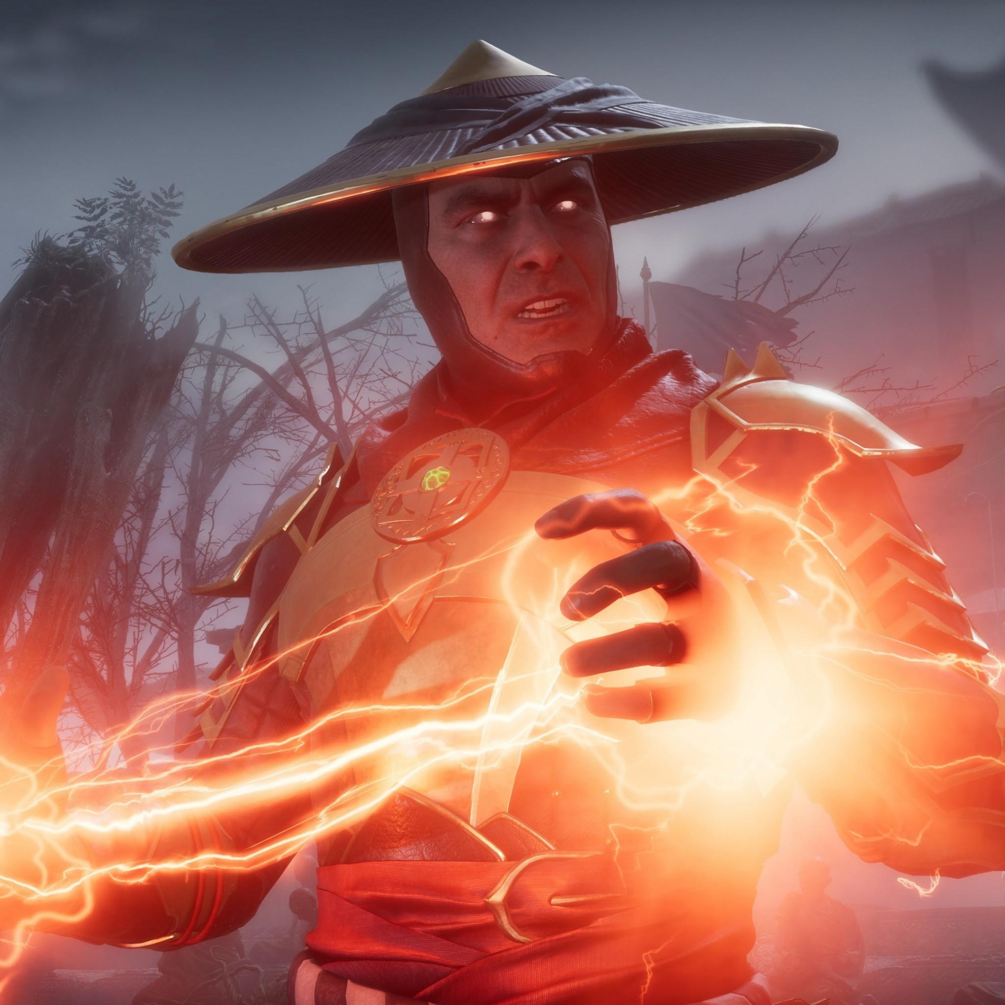 2048x2048 Download wallpaper: Mortal Kombat 11 Raiden 2048x2048
