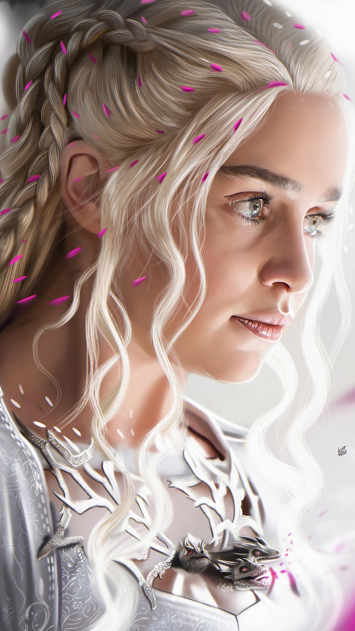 1440x2560 Daenerys Targaryen Wallpaper iPhone HD HD Wallpaper