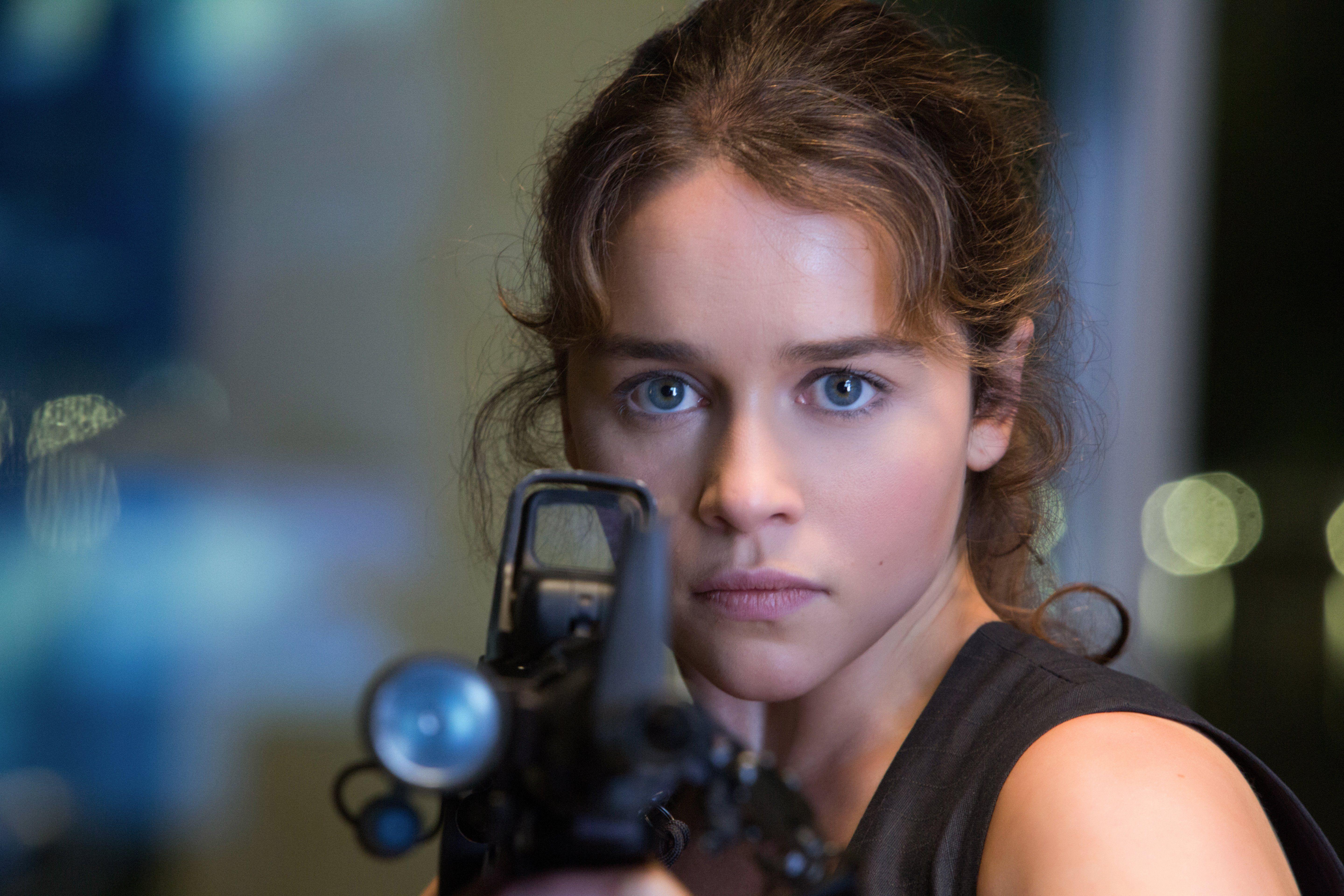 5760x3840 Terminator Genisys Computer Wallpaper, Desktop Backgroundx3840. Emilia clarke terminator, Terminator genisys emilia clarke, Sarah connor