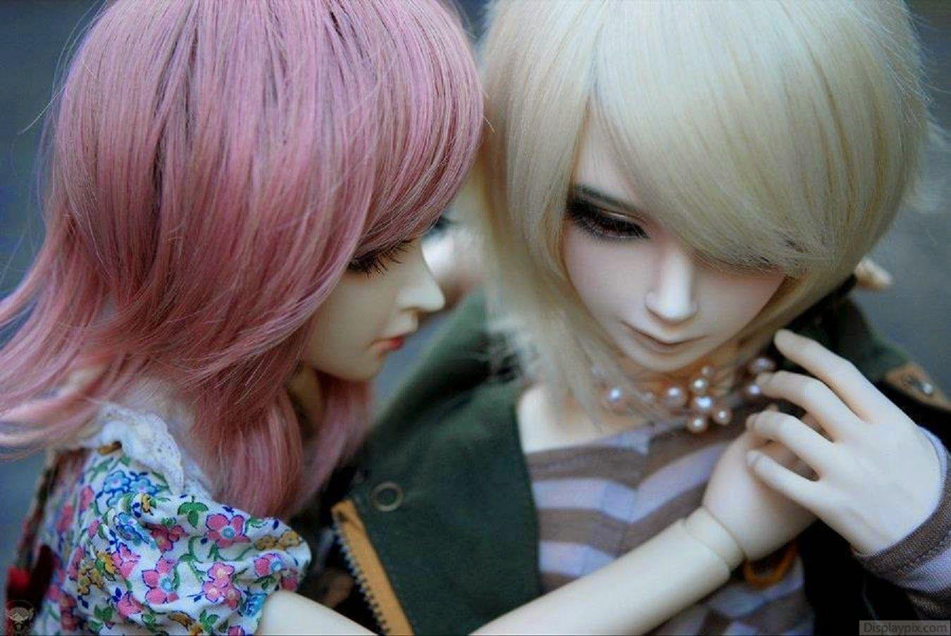 1350x903 Love Couple Cute Baby Doll Image