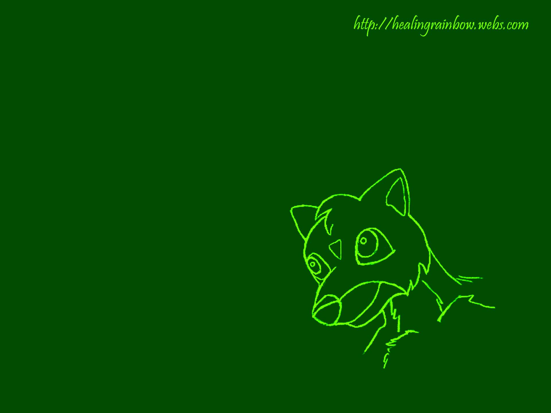 1920x1440 Cute Creature Green wallpaper. Cute Creature Green