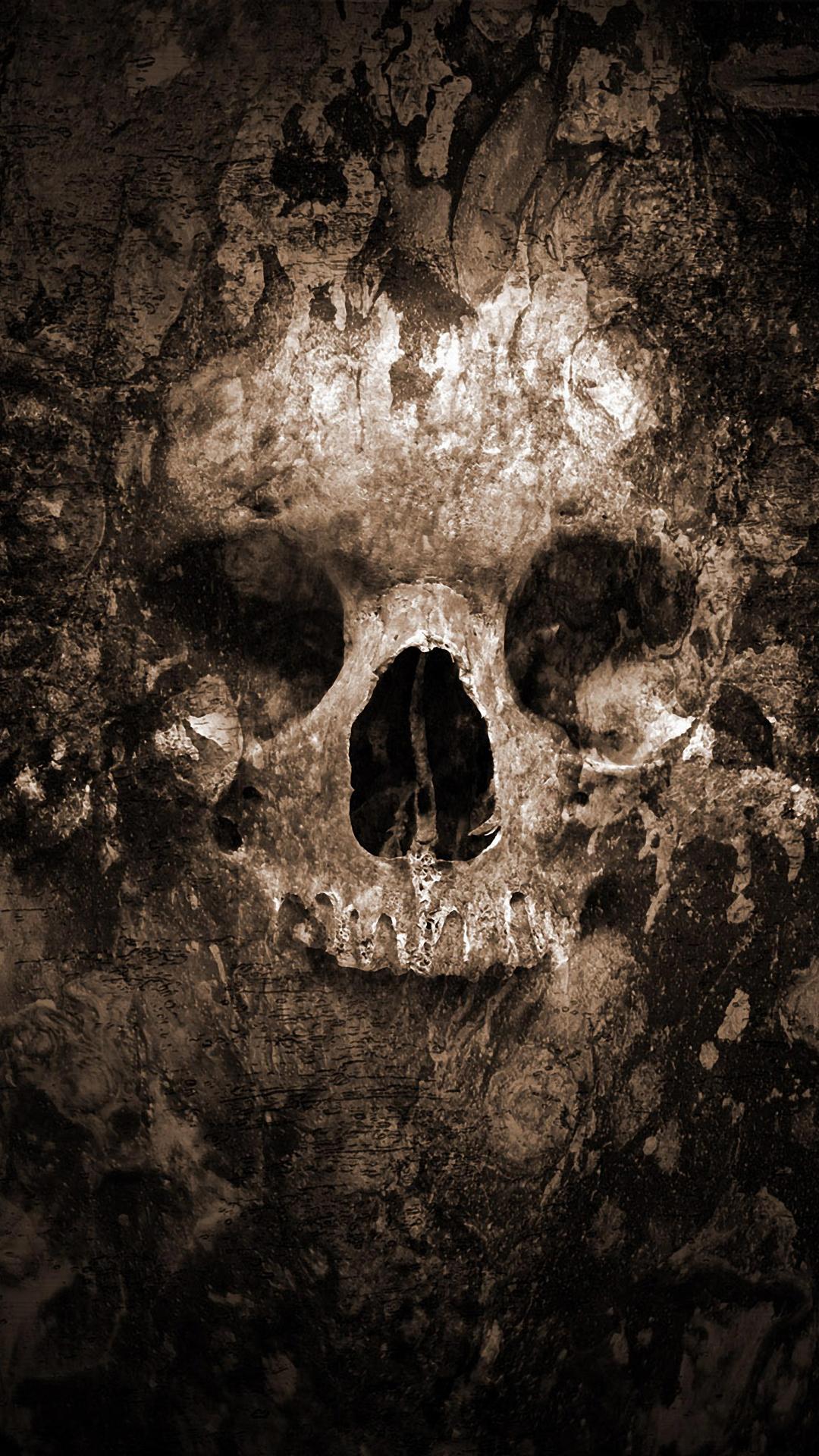1080x1920 Skull Halloween Wallpaper Samsung SSkull