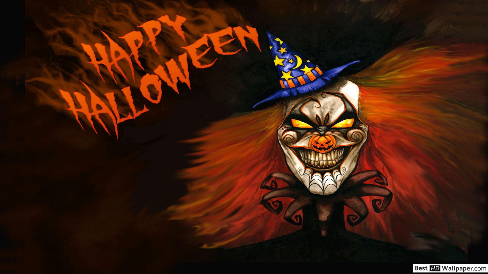 1920x1080 Clown halloween HD wallpaper download