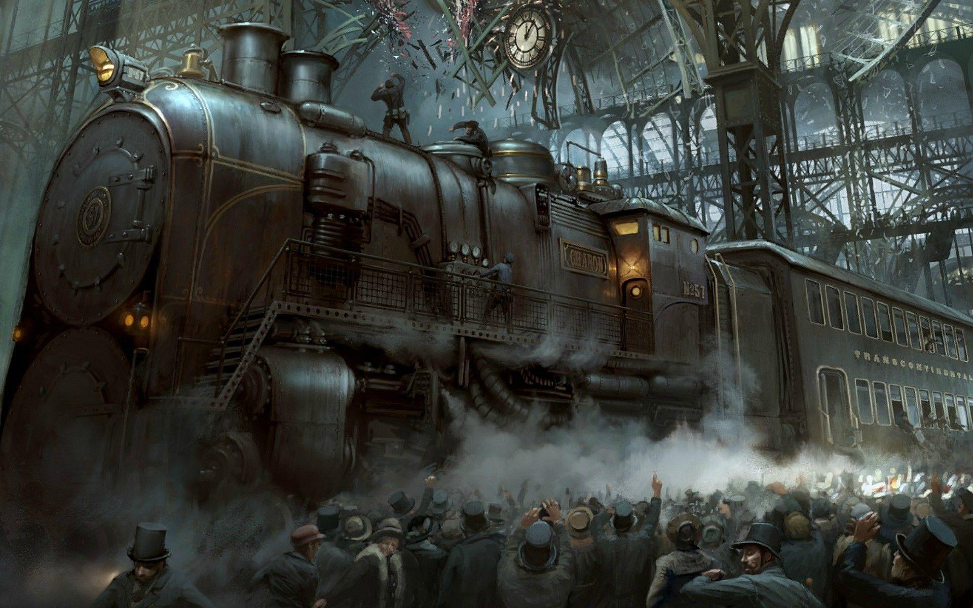 1920x1200 Steam punk styled wallpaper