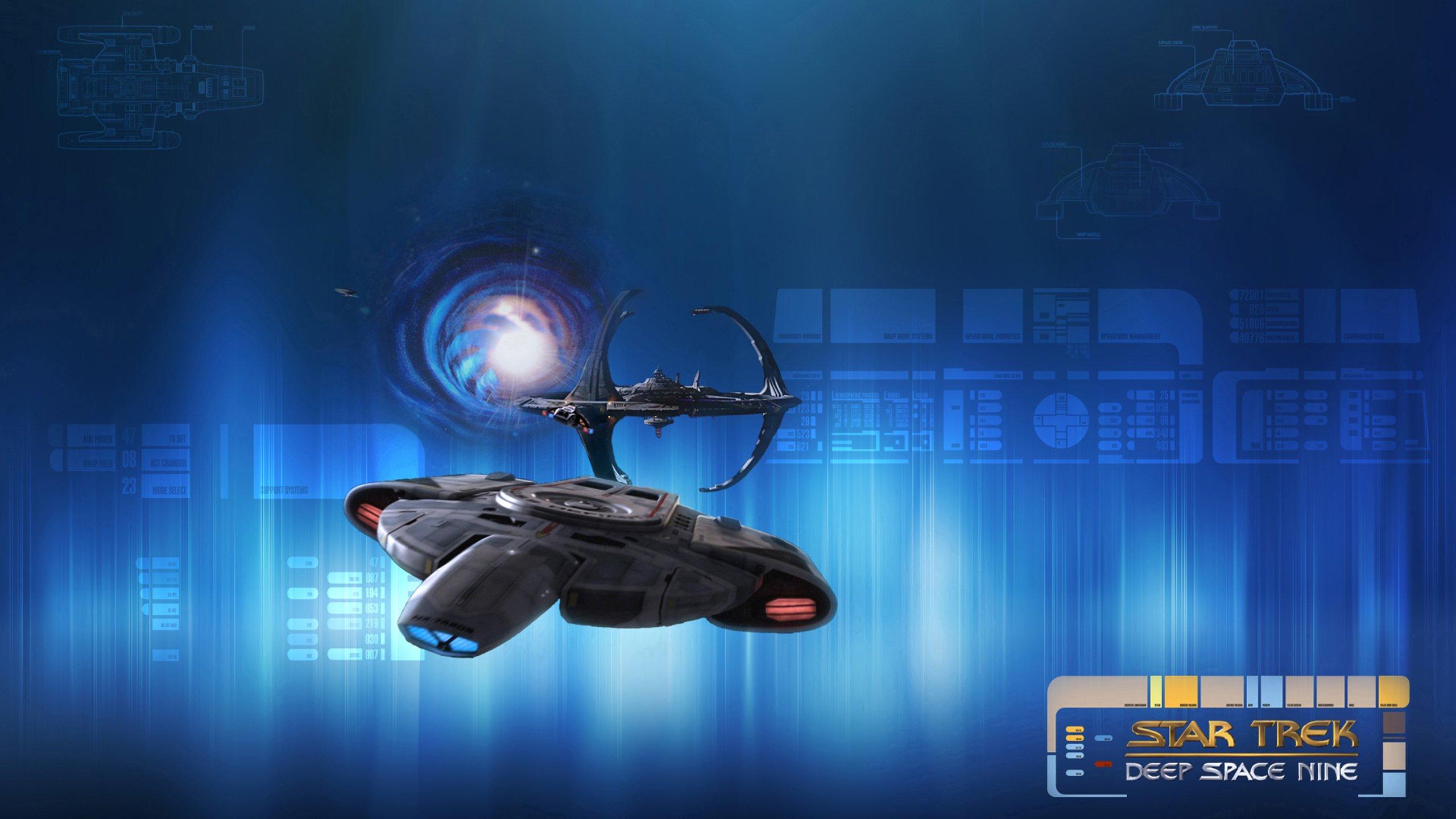 2560x1440 Star Trek DS9 Defiant wallpaperx1440
