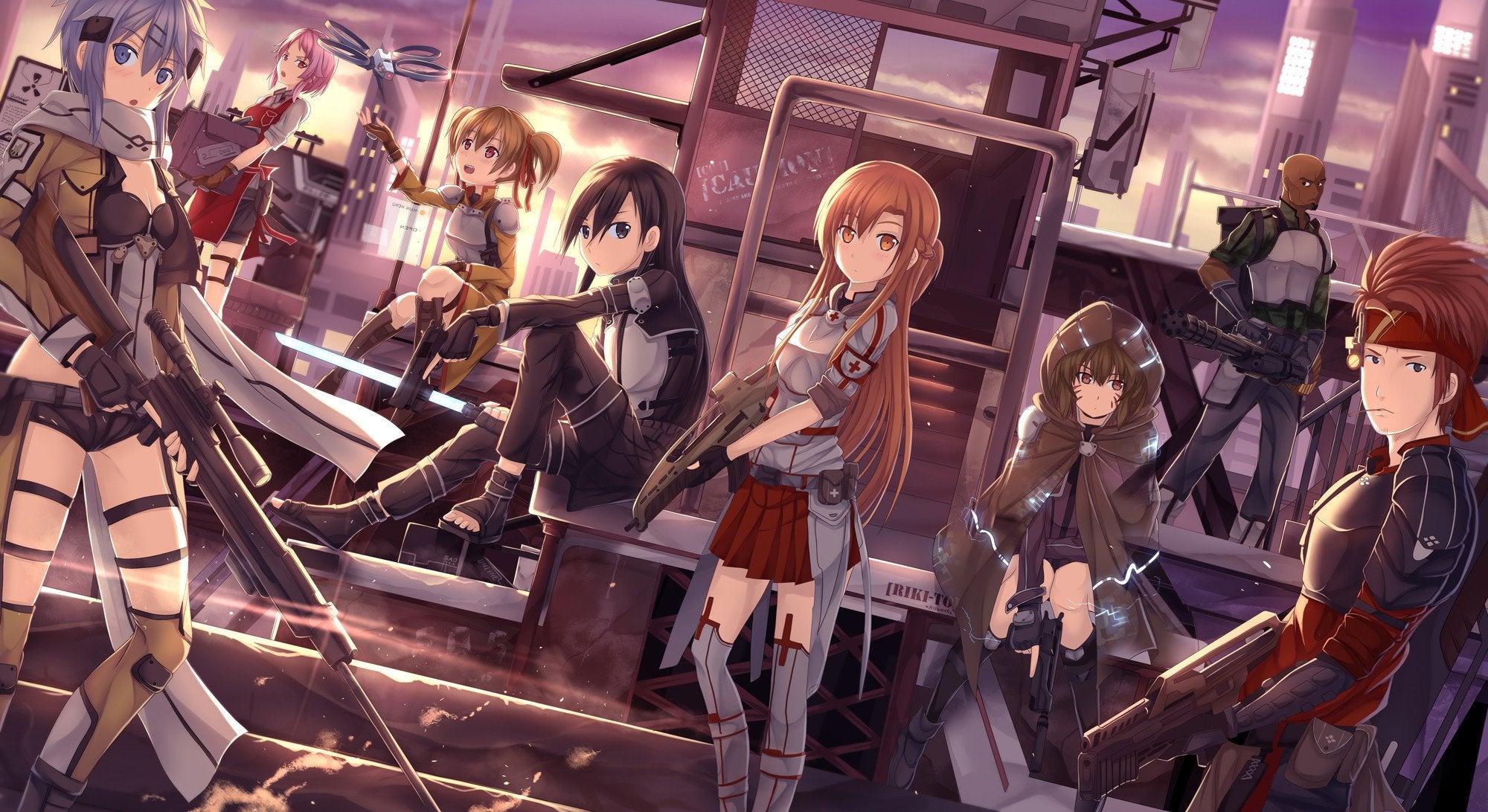 2000x1092 My current collection of SAO wallpaper [1920x1080]: swordartonline