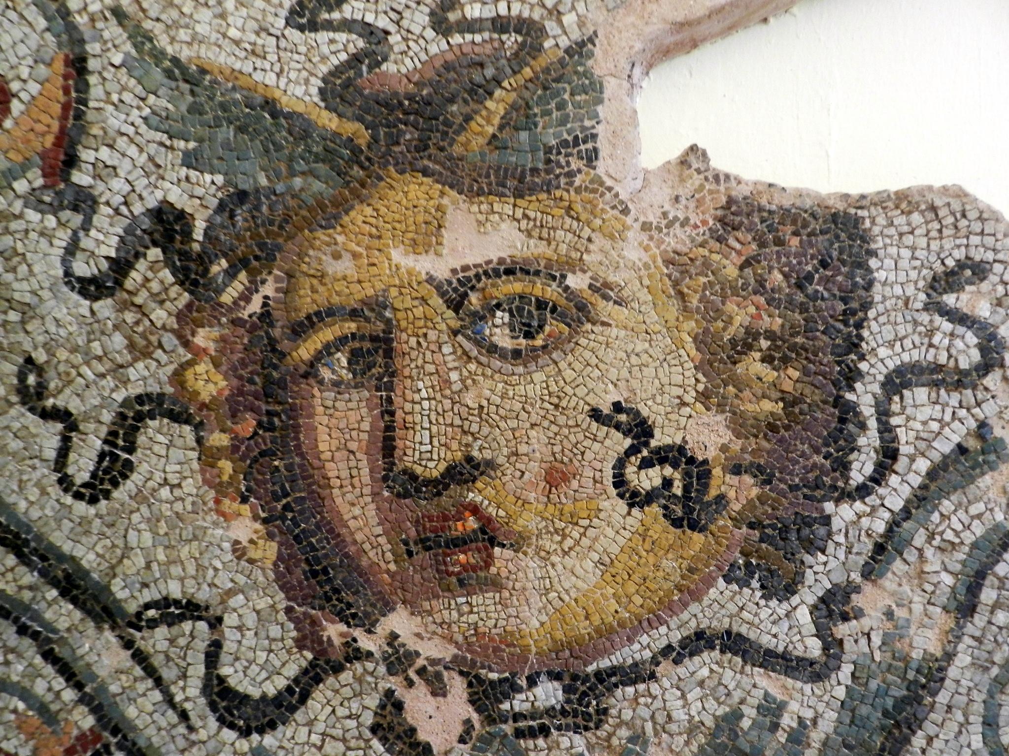 2048x1536 Mosaic Medusa Heads: a collection of ancient Roman Gorgons
