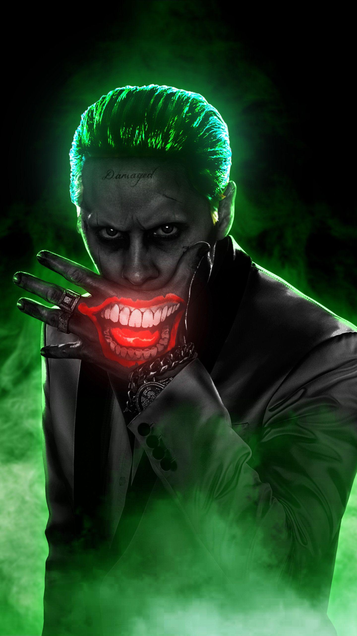 1440x2560 Jared Leto Joker 4K, HD Superheroes Wallpaper Photo and Picture ID. Joker iphone wallpaper, Joker wallpaper, Joker artwork