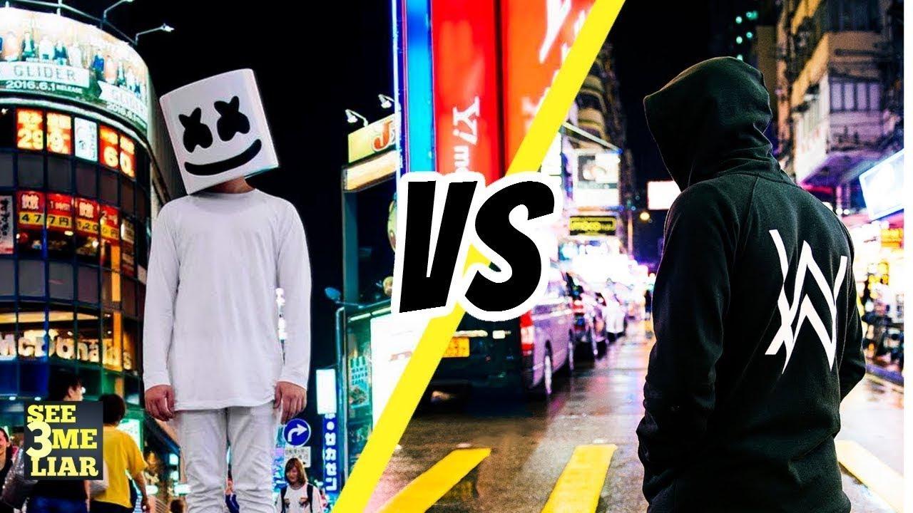 1280x720 Alan Walker Vs. Marshmello