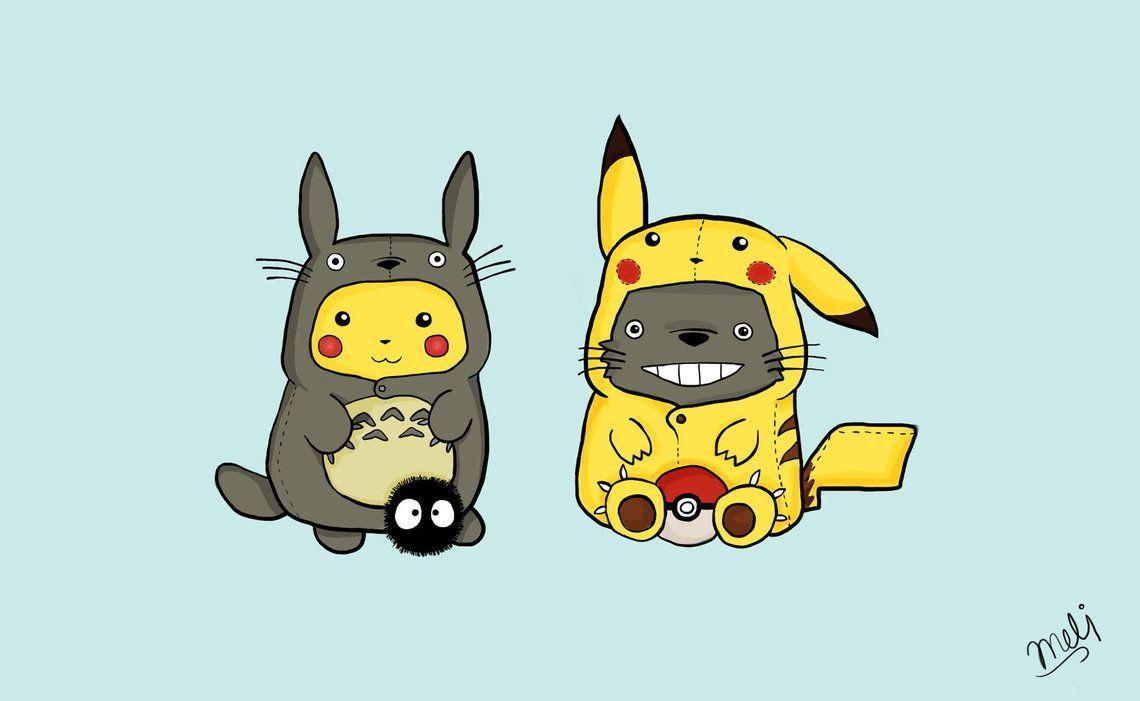 1140x701 Pikatoro & Torochu. Kawaii Things. Totoro, Studio