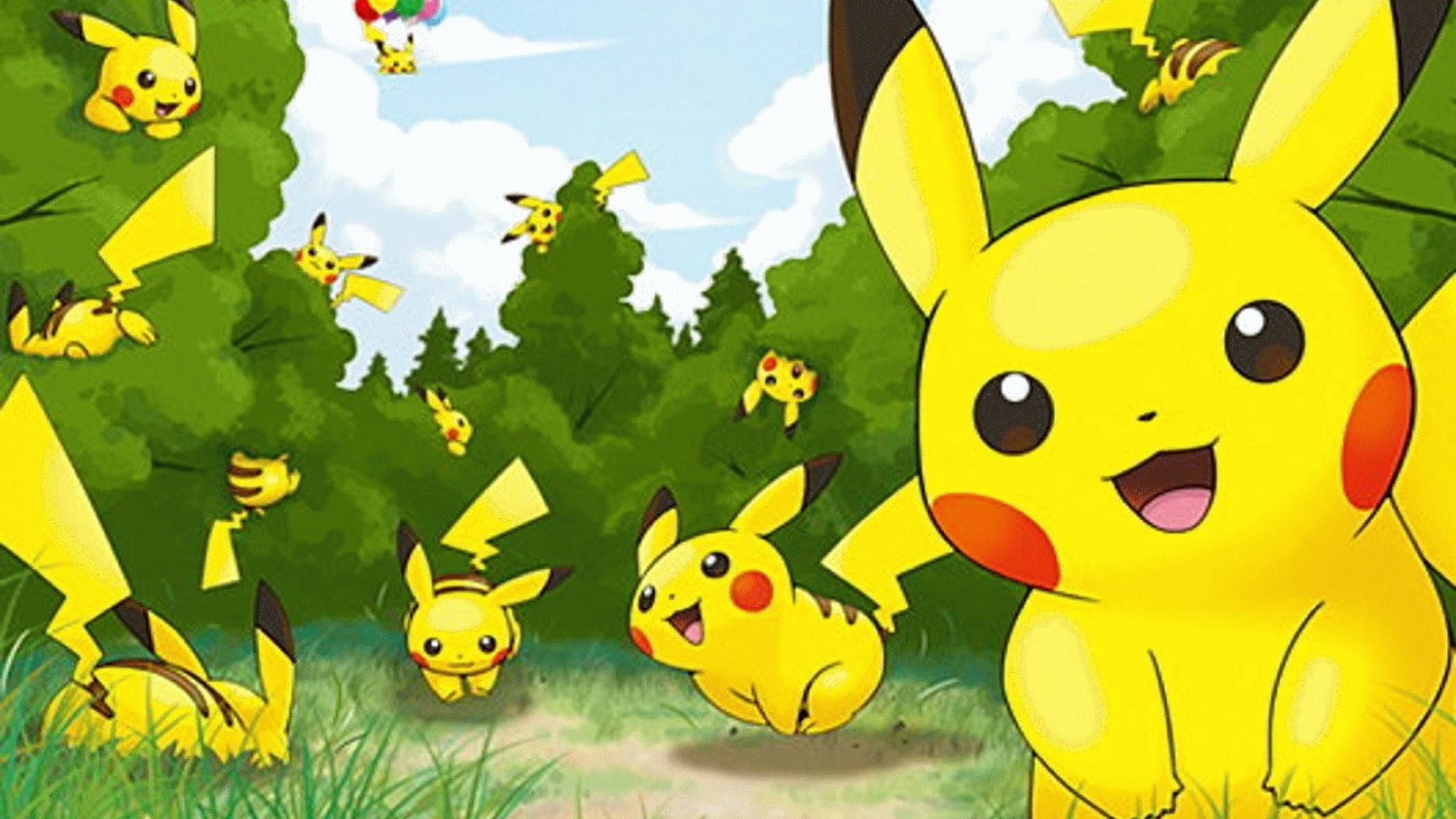 2560x1440 Free download Pikachu background