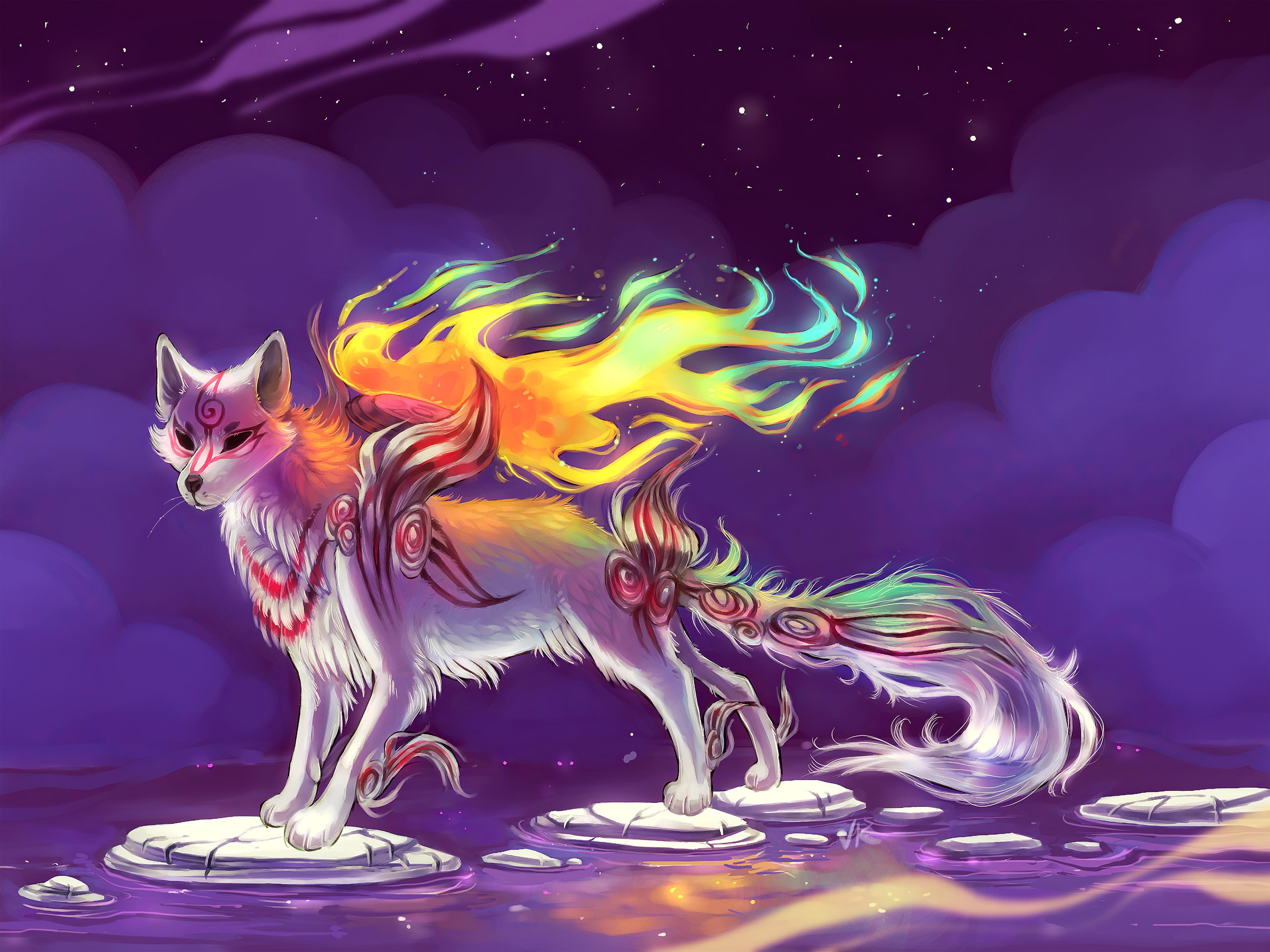 3840x2880 Magical Fox 4k, HD Artist, 4k Wallpaper, Image, Background, Photo and Picture