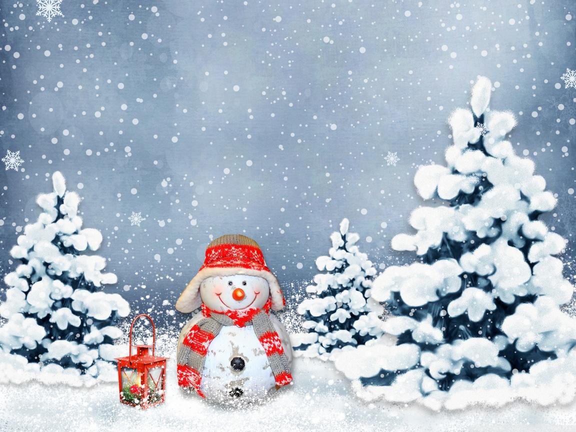 1152x864 Funny Snowman Ultra HD Desktop Background Wallpaper for 4K UHD TV : Widescreen & UltraWide Desktop & Laptop : Multi Display, Dual Monitor : Tablet