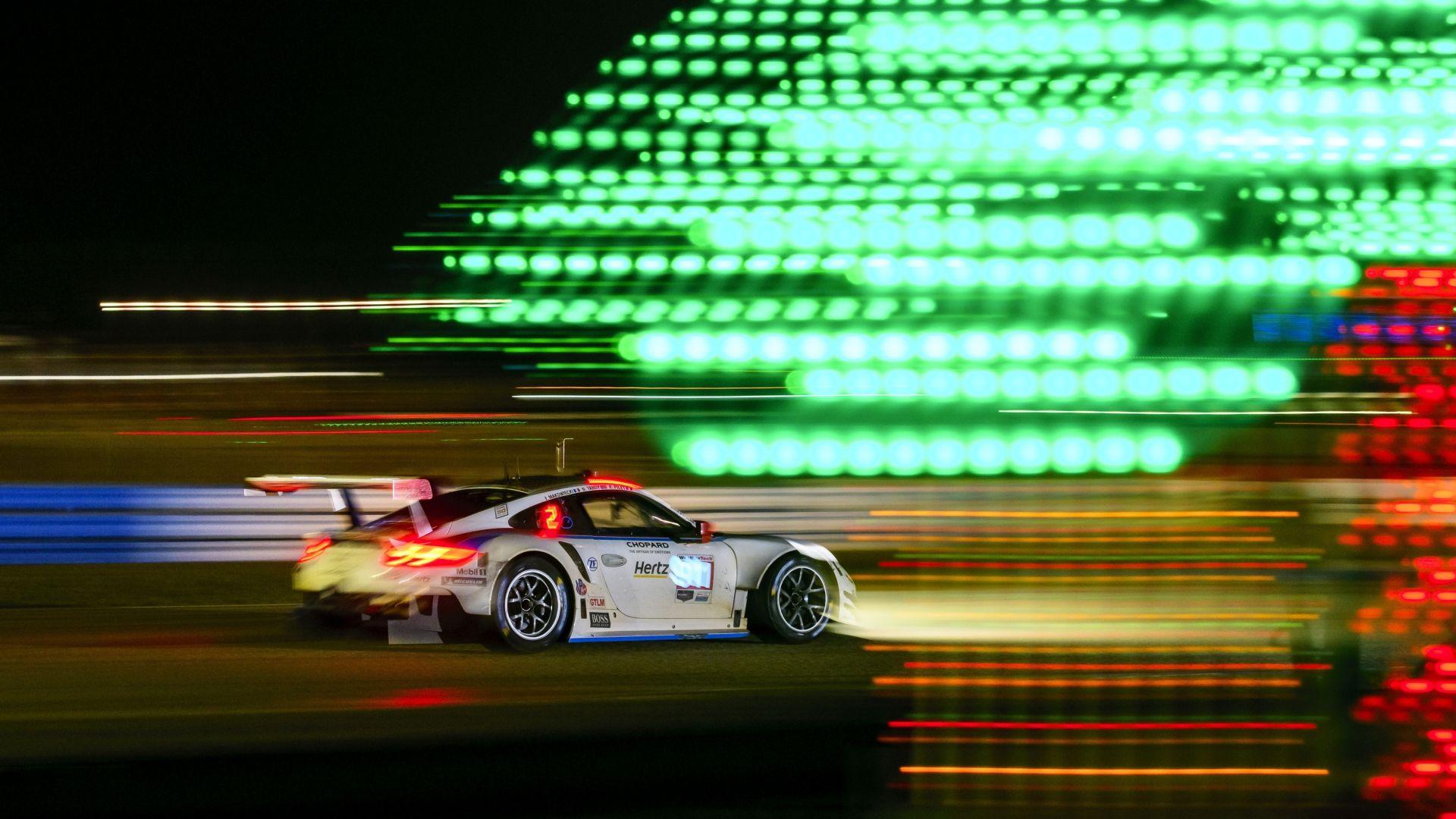 1920x1080 Desktop Wallpaper Porsche On Road, Race Car, Motion Blur, HD Image, Picture, Background, 763016