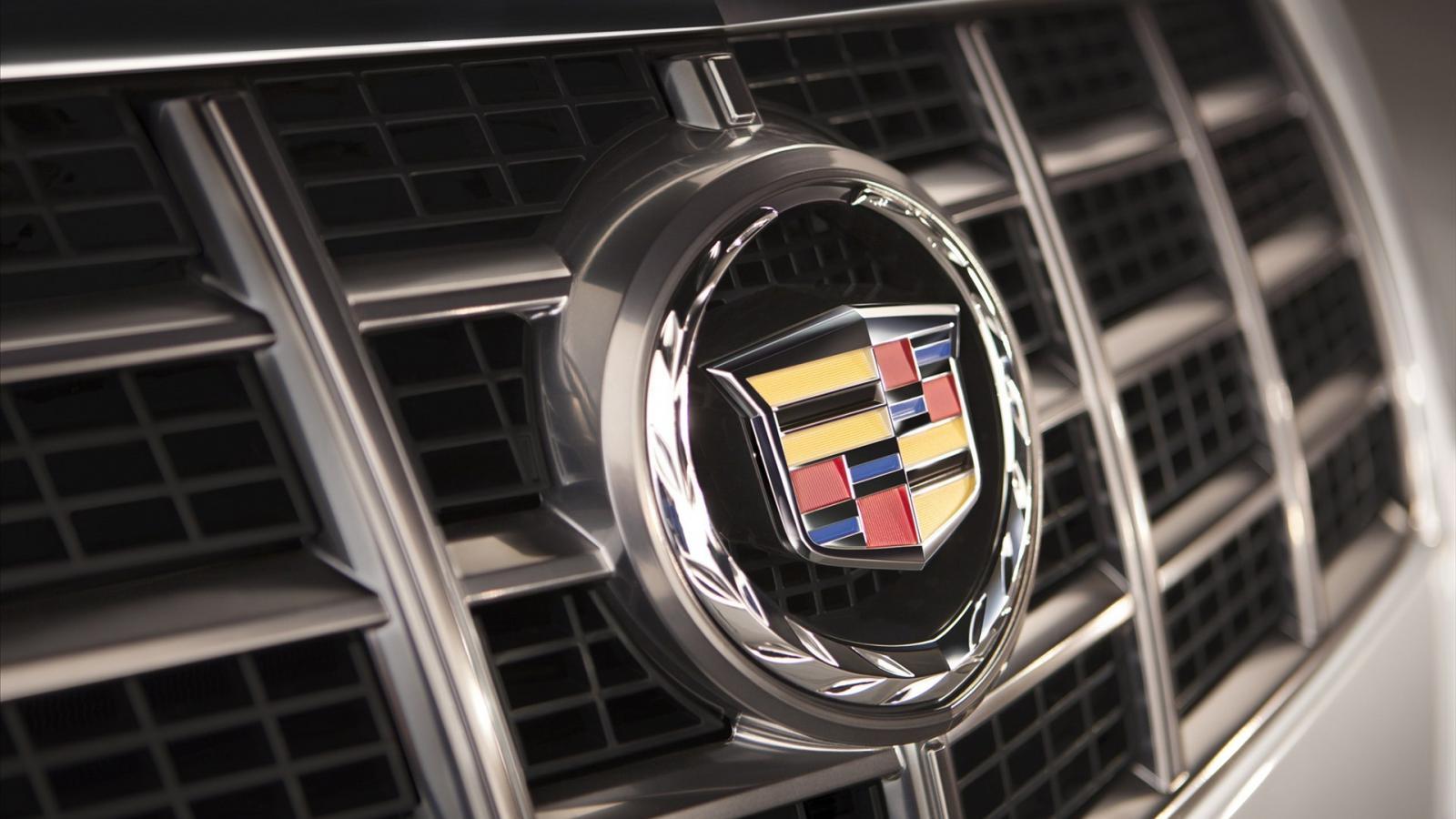 1600x900 Gold Cadillac Logo 4k Desktop Wallpaper
