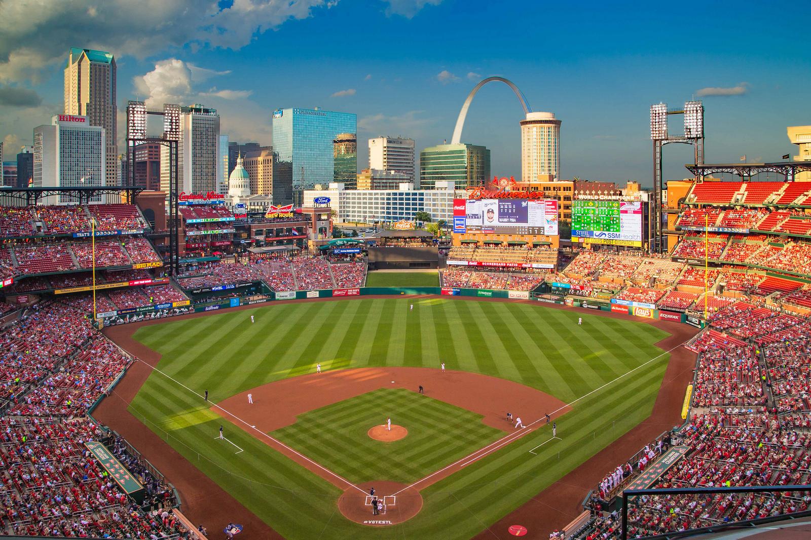 The Interior View Of St Louis Cardinals St Louis Blues Stadium Background,  Busch Stadium Pictures Background Image And Wallpaper for Free Download