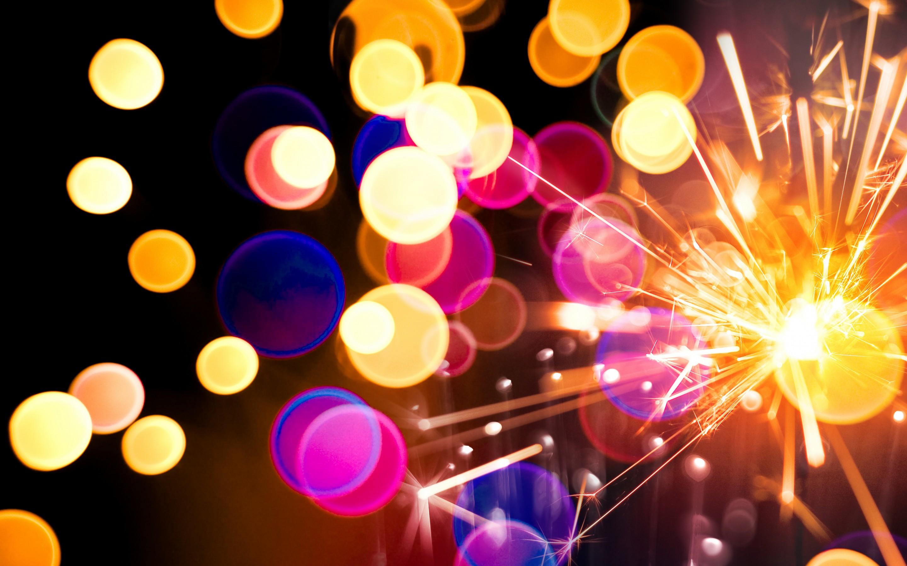 2880x1800 new, Year, Merry, Christmas, Bokeh, Texture, Colorful, Lights Wallpaper HD / Desktop and Mobile Background