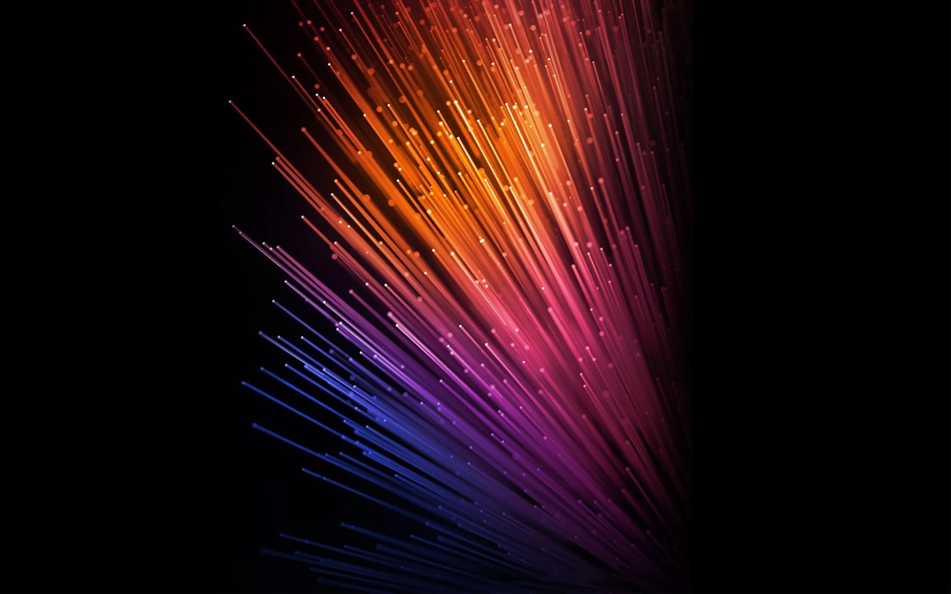 1920x1200 Lines with colored lights Wallpaper Full HD