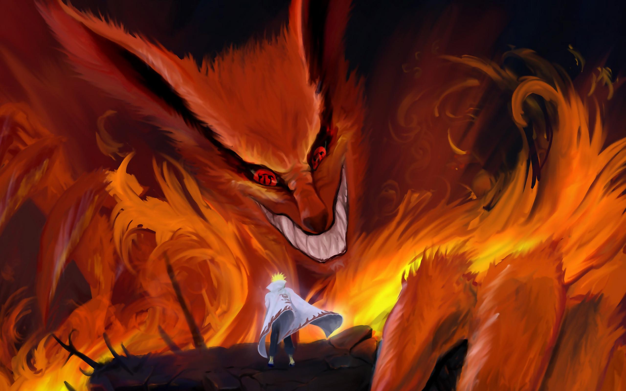 2560x1600 Naruto Nine Tails Wallpaper background picture