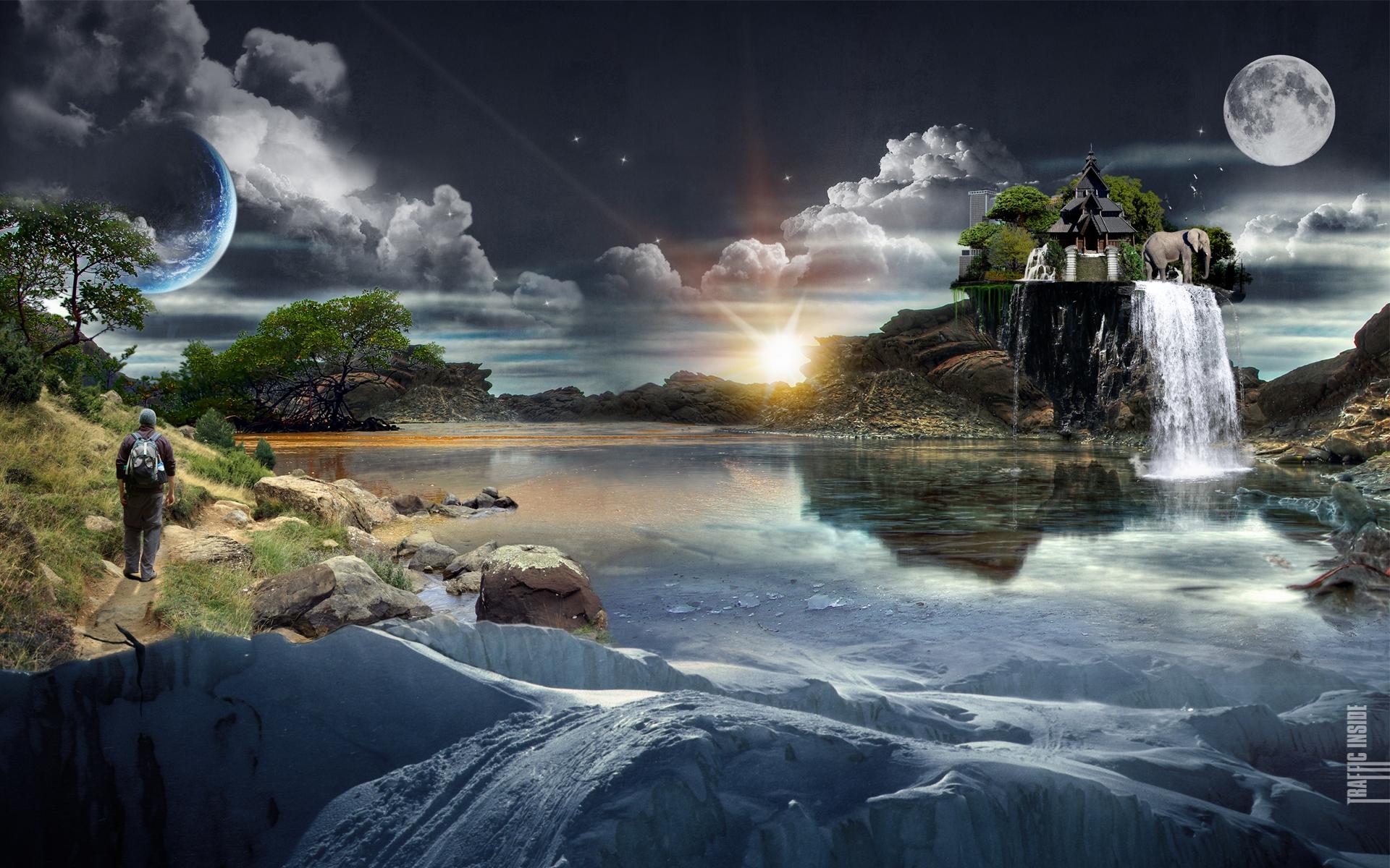 1920x1200 Free download 65 Amazing High Resolution 3D Wallpaper for your Desktop Smashing [1920x1200] for your Desktop, Mobile & Tablet. Explore Surreal Wallpaper. Surreal Art Wallpaper, Dark Surreal