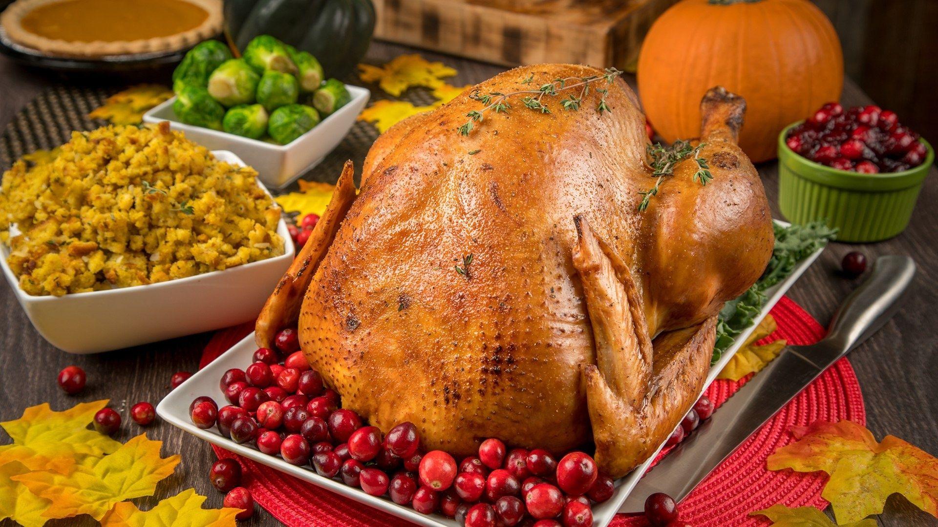 Thanksgiving Dinner Zoom Background