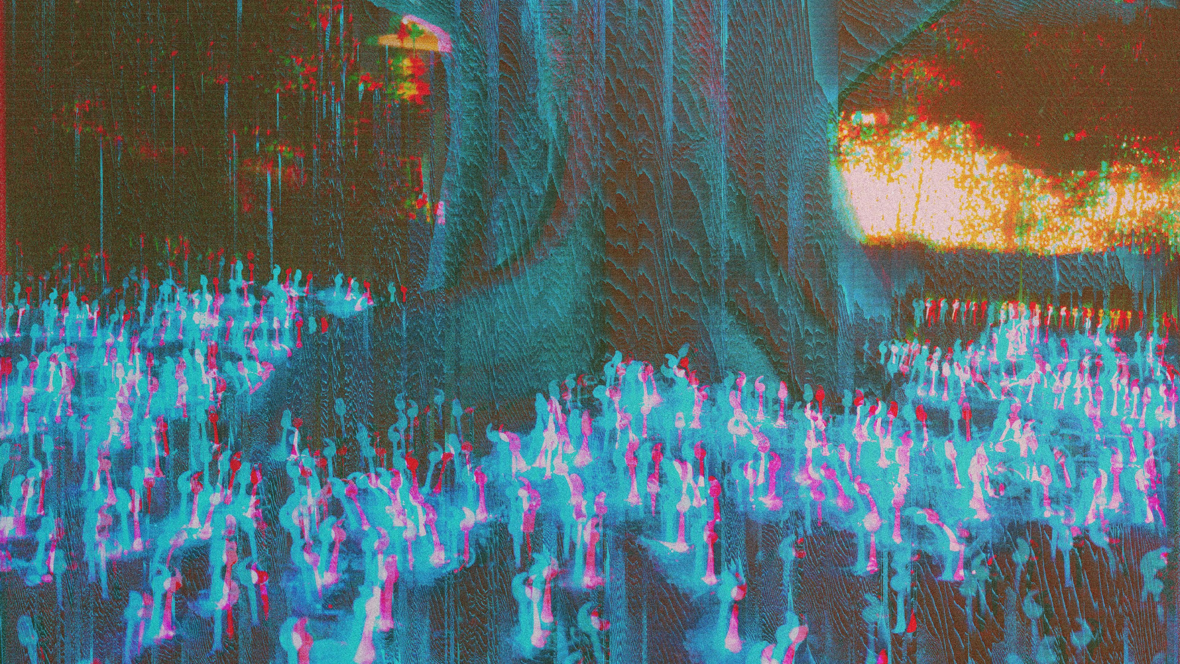 3840x2160 Wallpaper 4k Glitch Abstract 4k Wallpaper