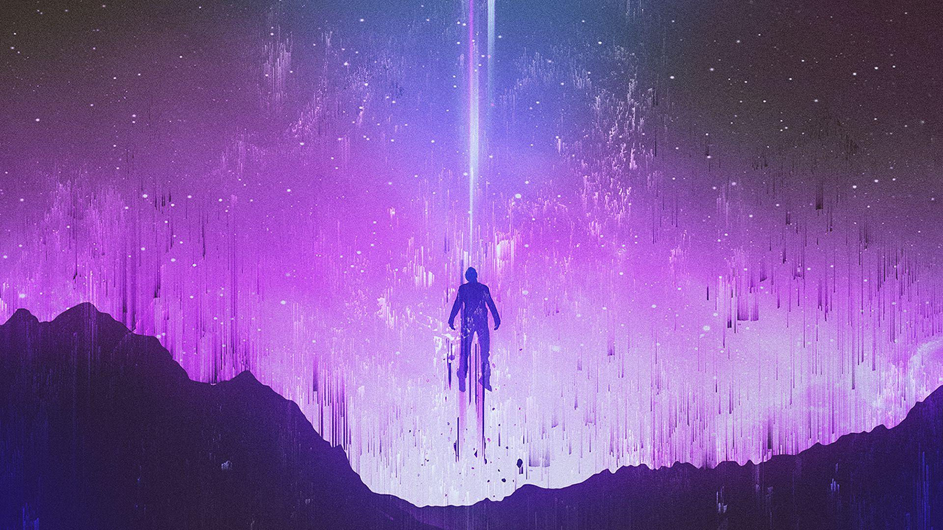 1920x1080 Wallpaper Anime Glitch HD