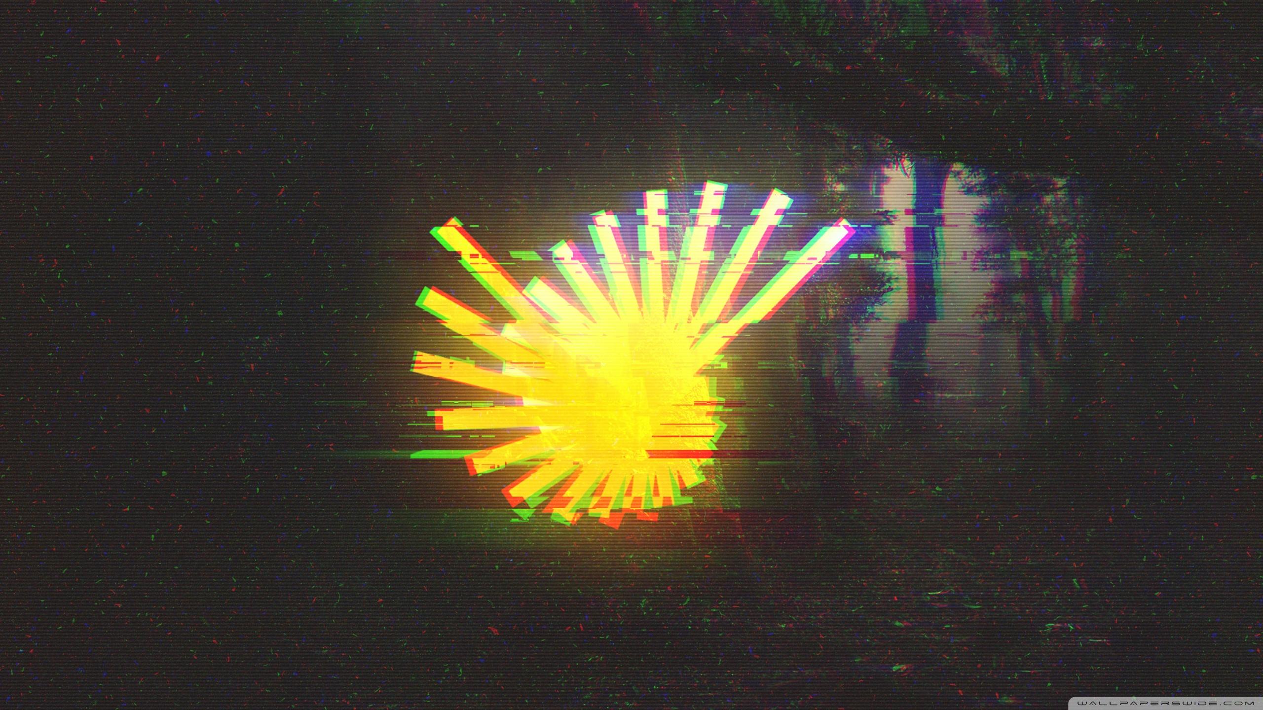 2560x1440 Glitch effect on shape Ultra HD Desktop Background Wallpaper for 4K UHD TV : Widescreen & UltraWide Desktop & Laptop : Multi Display, Dual Monitor : Tablet