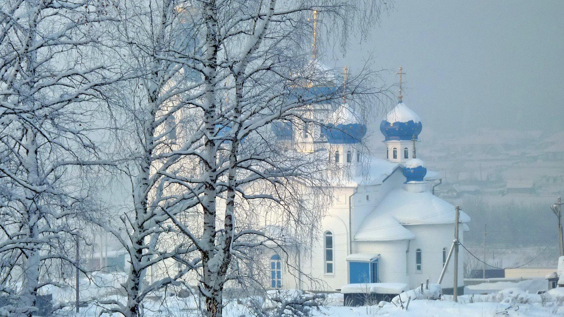 1920x1080 Download wallpaper winter, temple, dome, church, architecture, russia for desktop with resolution 1920x1080. High Quality HD picture wallpaper