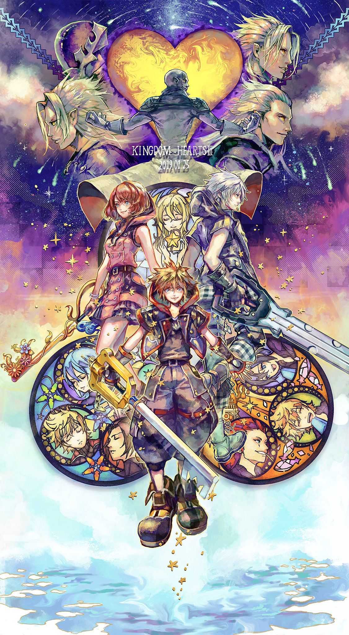 1126x2048 iPhone Kingdom Hearts Wallpaper Free HD Wallpaper